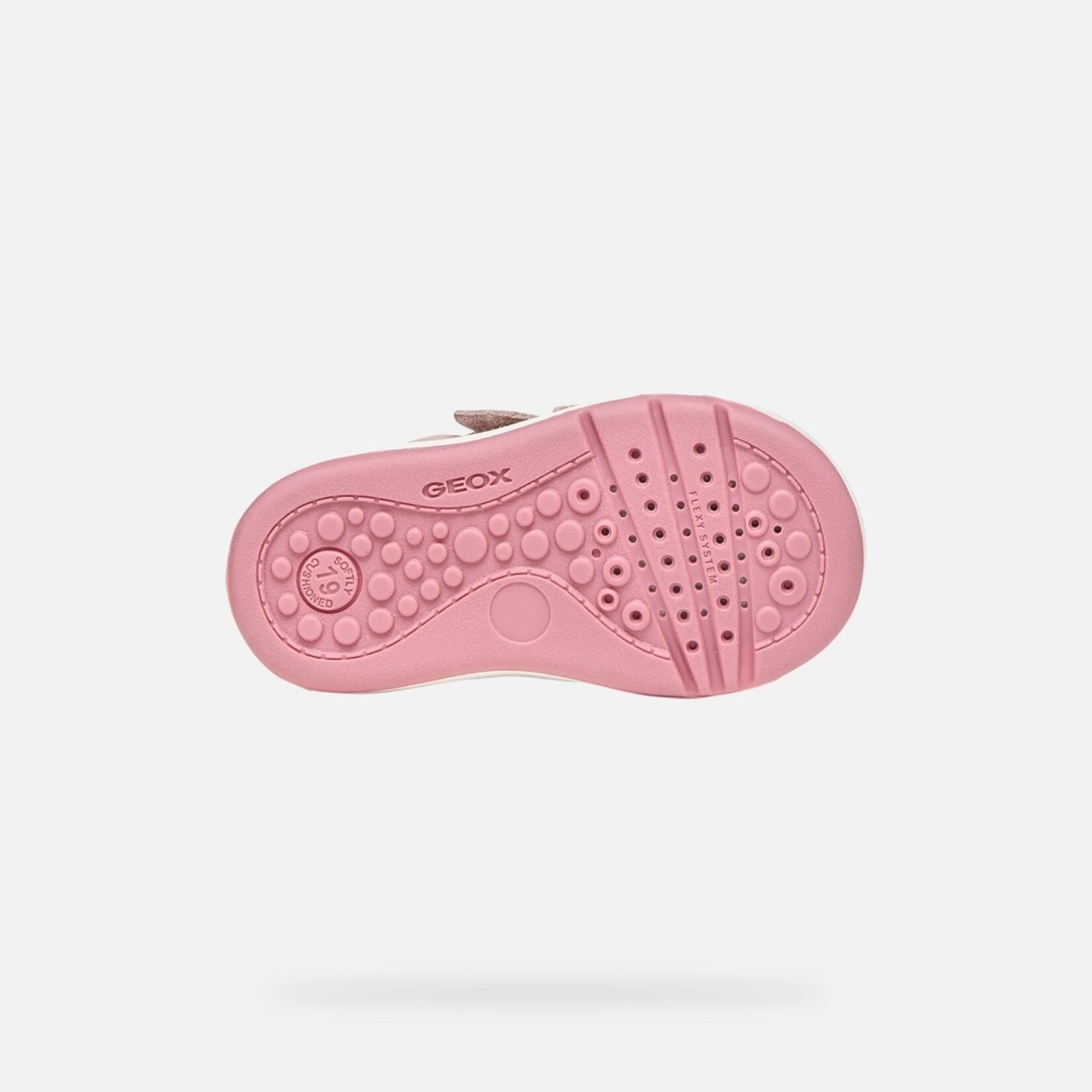 Geox GEOX - Chaussures à velcro 'B Biglia - Rose/Light gold'