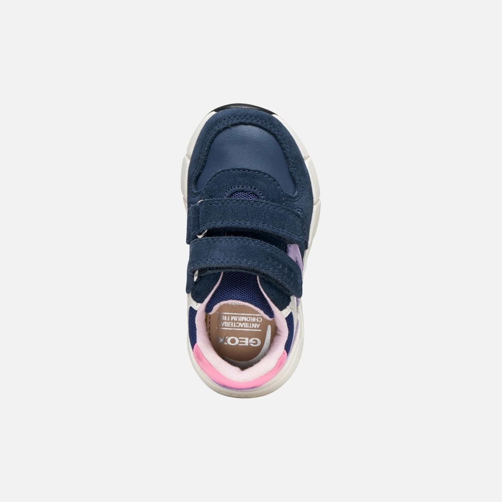 Geox GEOX - Chaussures de sport à velcro 'B Flexyper Mini - Navy/Lilac'