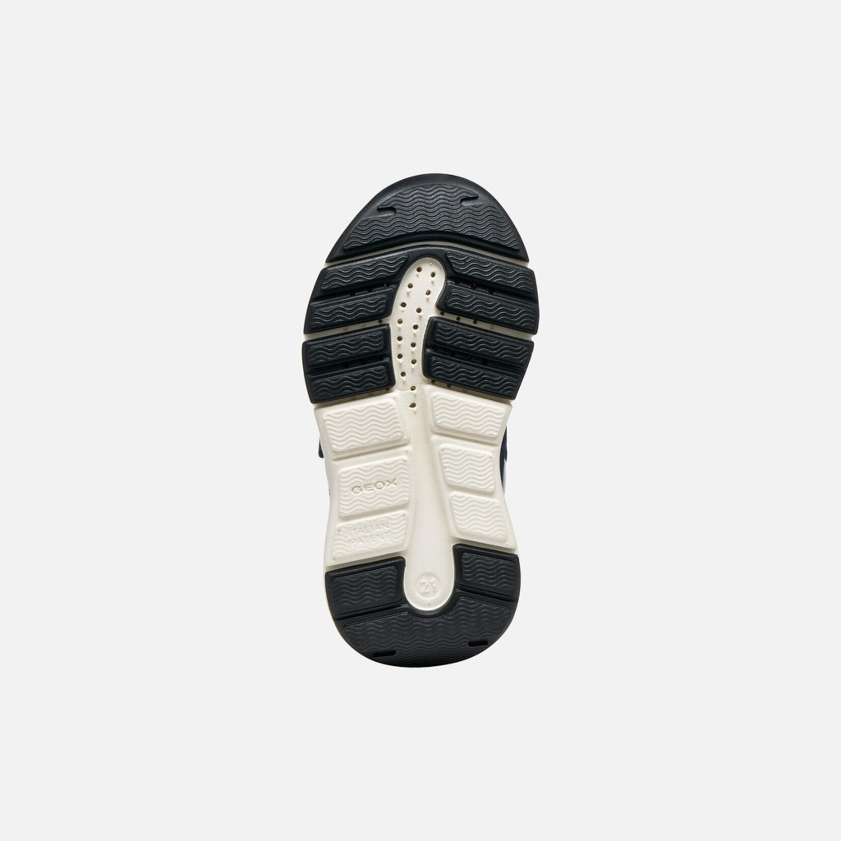 Geox GEOX - Chaussures de sport à velcro 'B Flexyper Mini - Navy/Lilac'