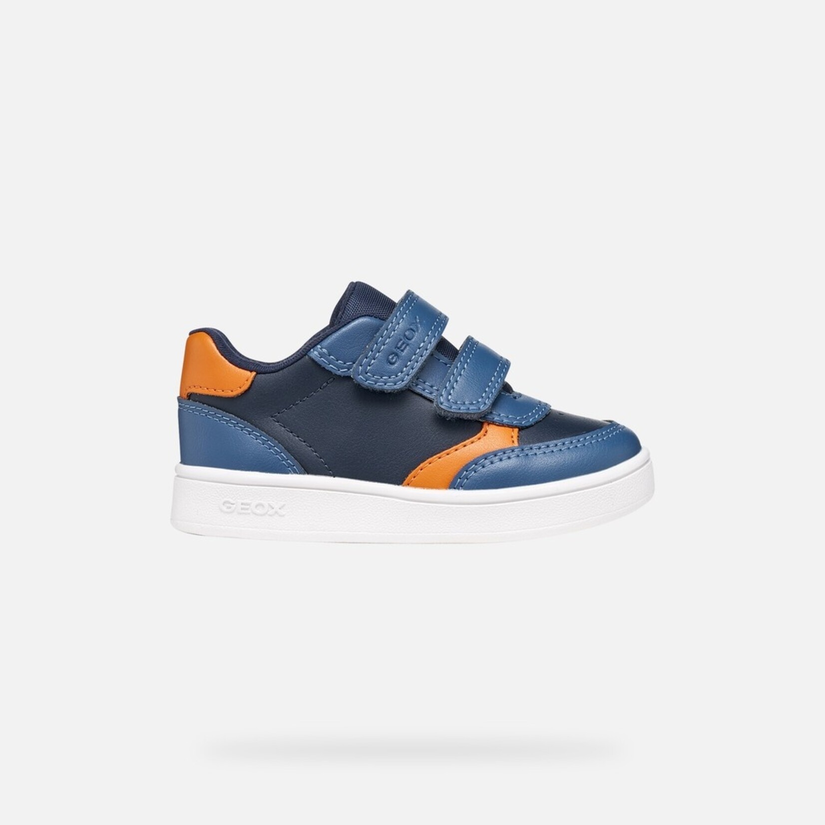 Geox GEOX - Chaussures de cuir synthétique 'B. Eclyper - Navy/Orange'