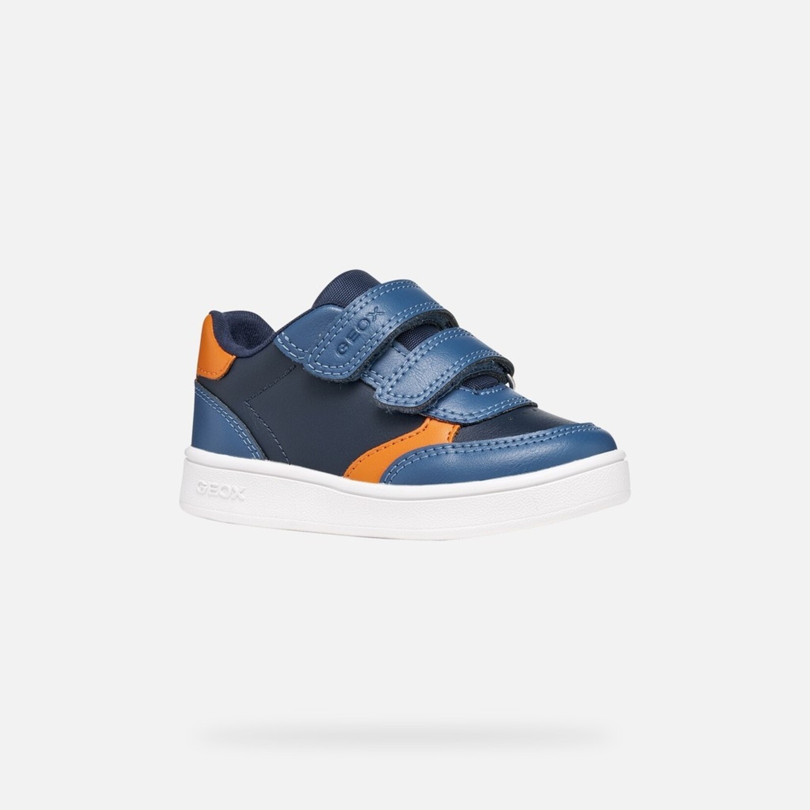 Geox GEOX - Synthetic leather shoes 'B. Eclyper - Navy/Orange'