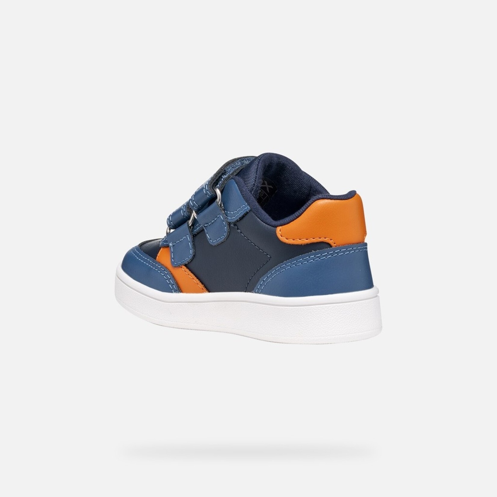 Geox GEOX - Chaussures de cuir synthétique 'B. Eclyper - Navy/Orange'