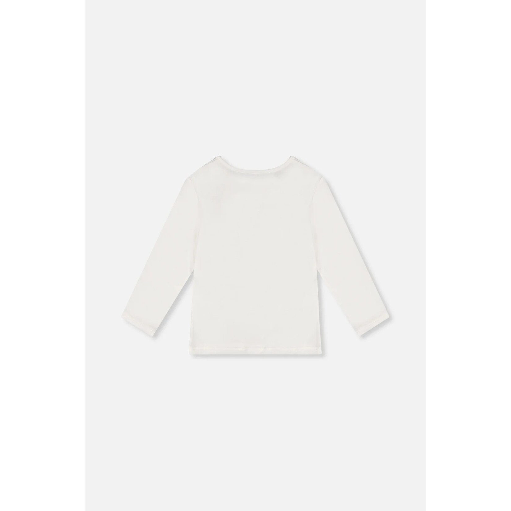 Deux par Deux DEUX PAR DEUX - T-shirt manches longues blanc cassé avec broderie chat