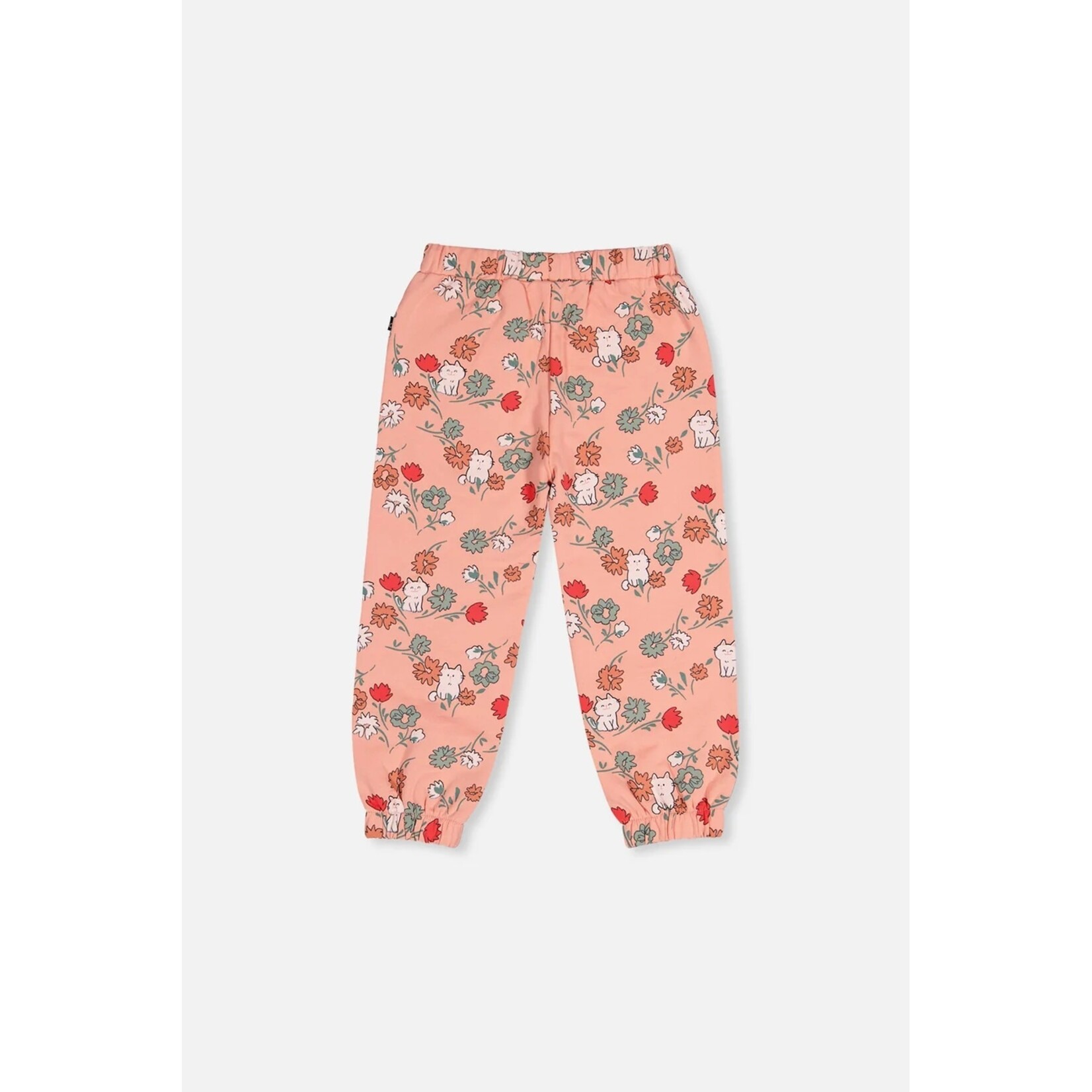Deux par Deux DEUX PAR DEUX - Pantalon de jogging en molleton rose imprimé chats