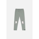 Deux par Deux DEUX PAR DEUX - Legging vert sauge avec imprimé chat