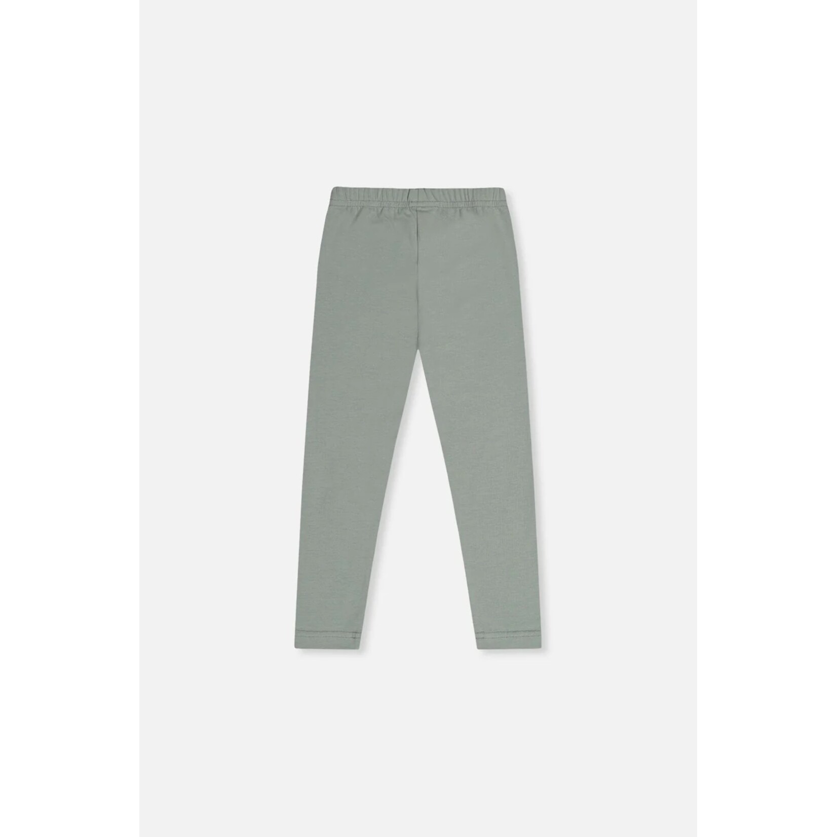 Deux par Deux DEUX PAR DEUX - Legging vert sauge avec imprimé chat