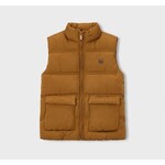 Mayoral MAYORAL - Ultra-lightweight brown quilted mid-season vest