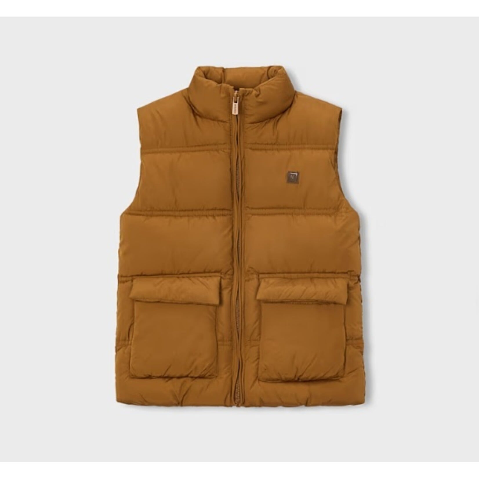 Mayoral MAYORAL - Veste sans manches matelassée mi-saison brune ultra légère