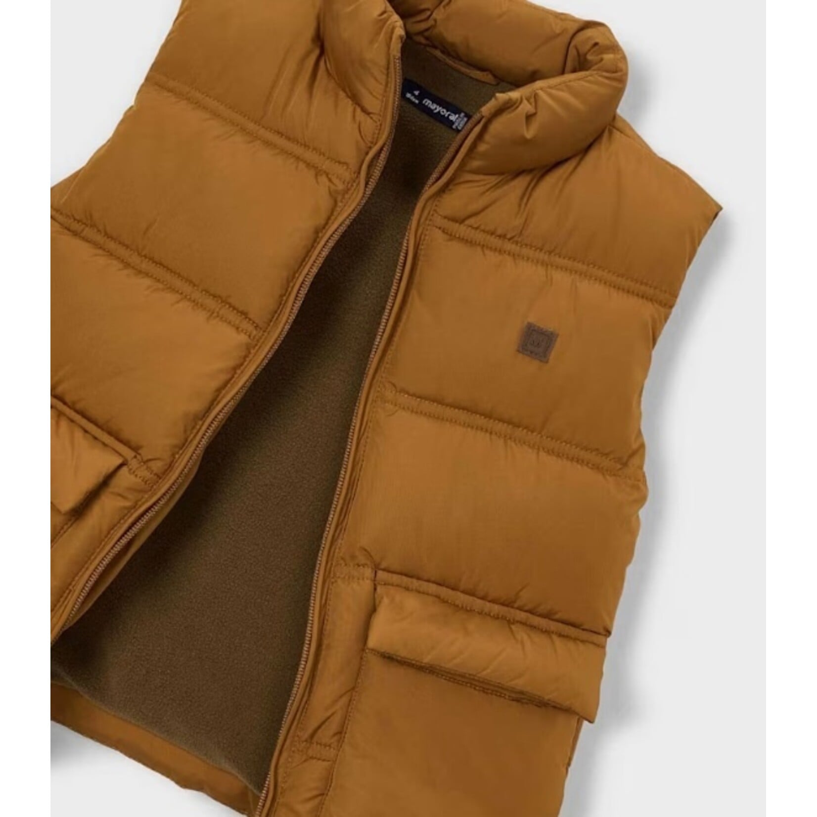 Mayoral MAYORAL - Veste sans manches matelassée mi-saison brune ultra légère