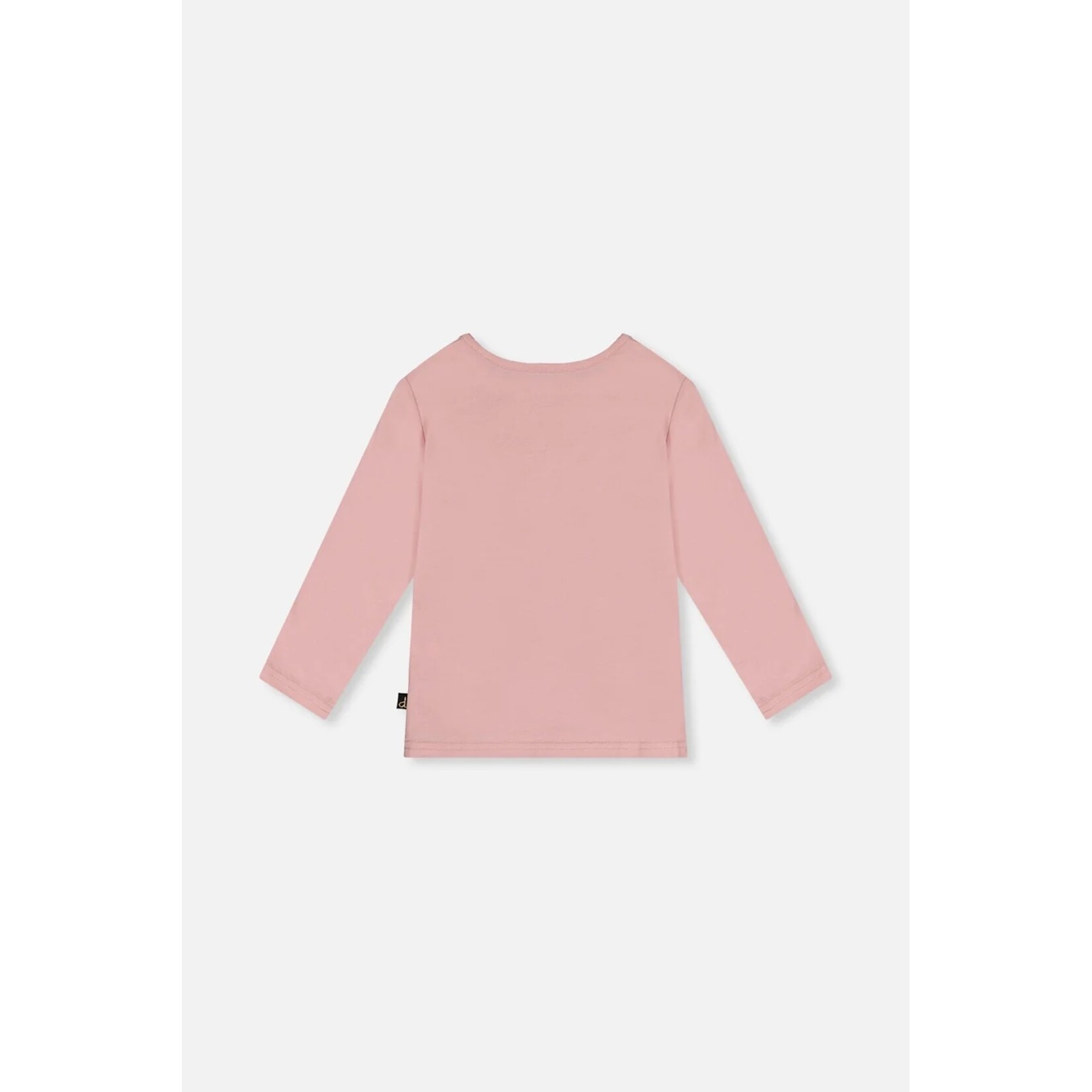 Deux par Deux  DEUX PAR DEUX - Pale dusty pink long-sleeved T-shirt with fairy print