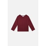 Deux par Deux DEUX PAR DEUX - Soft ribbed long-sleeve top in reddish-brown