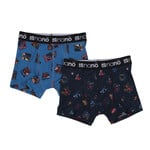 Nanö NANÖ - Lot de 2 boxers - bleu pâle et foncé avec motif hockey