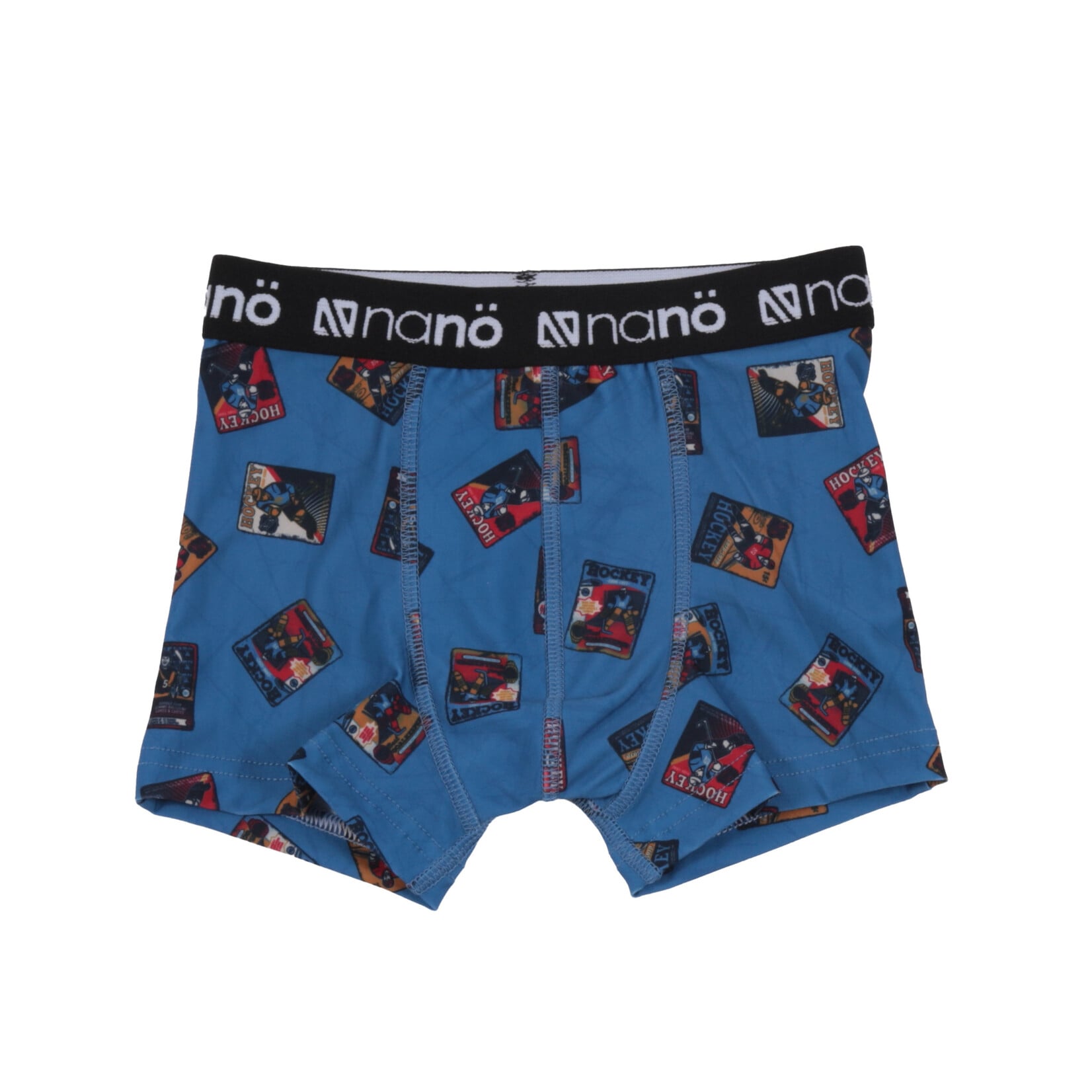 Nanö NANÖ - Lot de 2 boxers - bleu pâle et foncé avec motif hockey