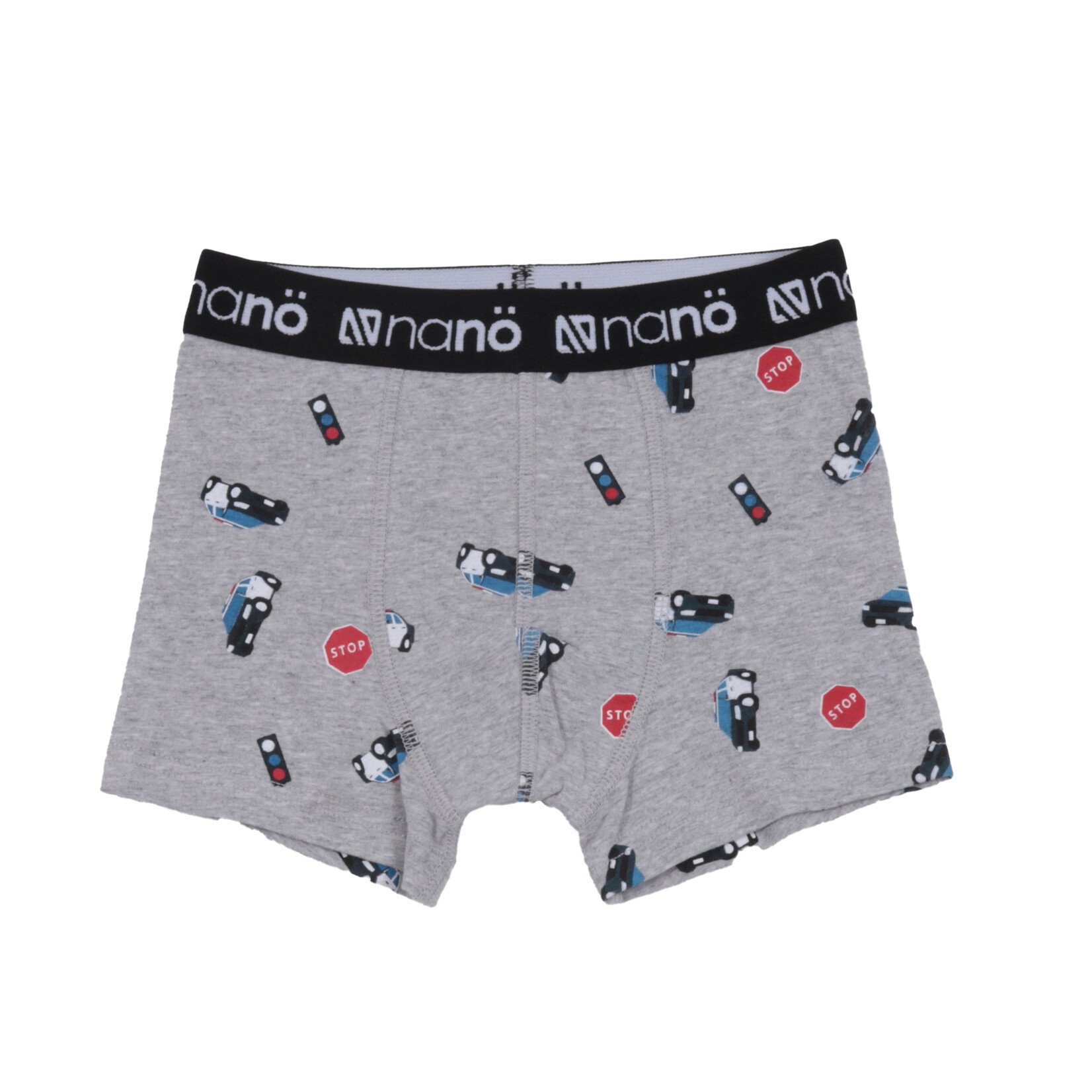 Nanö  NANÖ - Pack of 2 boxer shorts - pale blue and grey with firefighter and police officer print