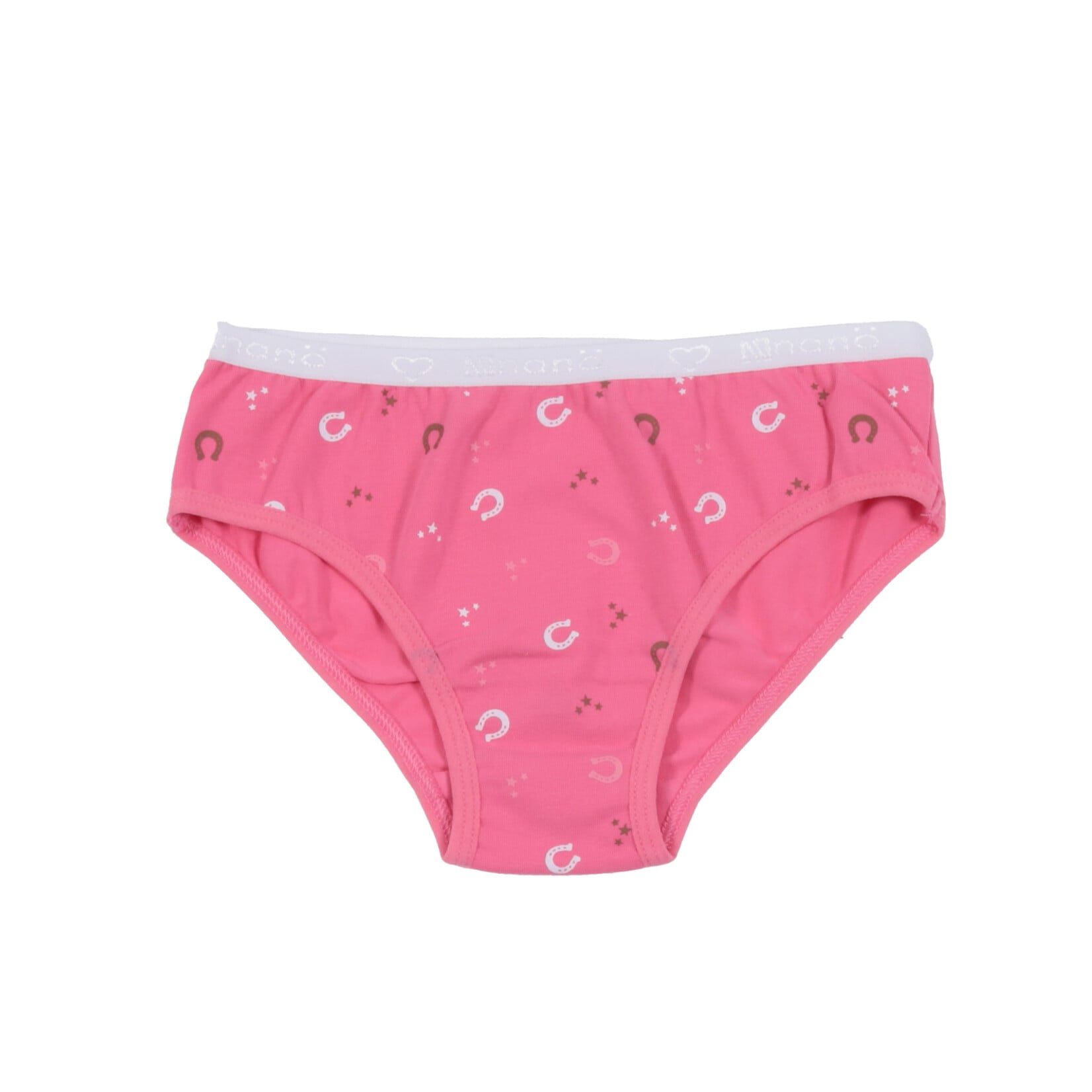 Nanö NANÖ - Lot de 3 culottes à inspiration chat et cowboy ' Ivoire - Rose pâle - Rose vif'