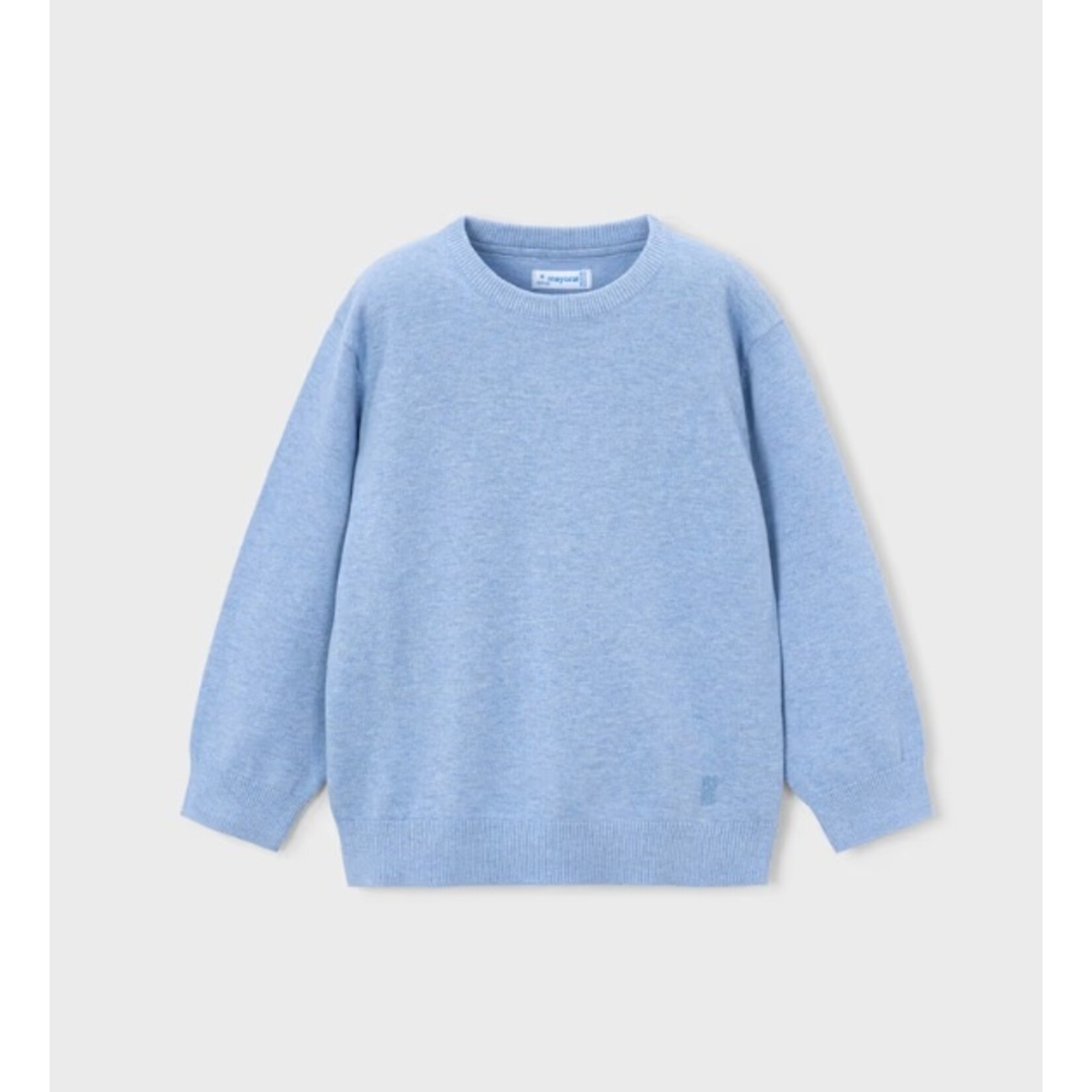 Mayoral  MAYORAL - Pale blue crew-neck sweater