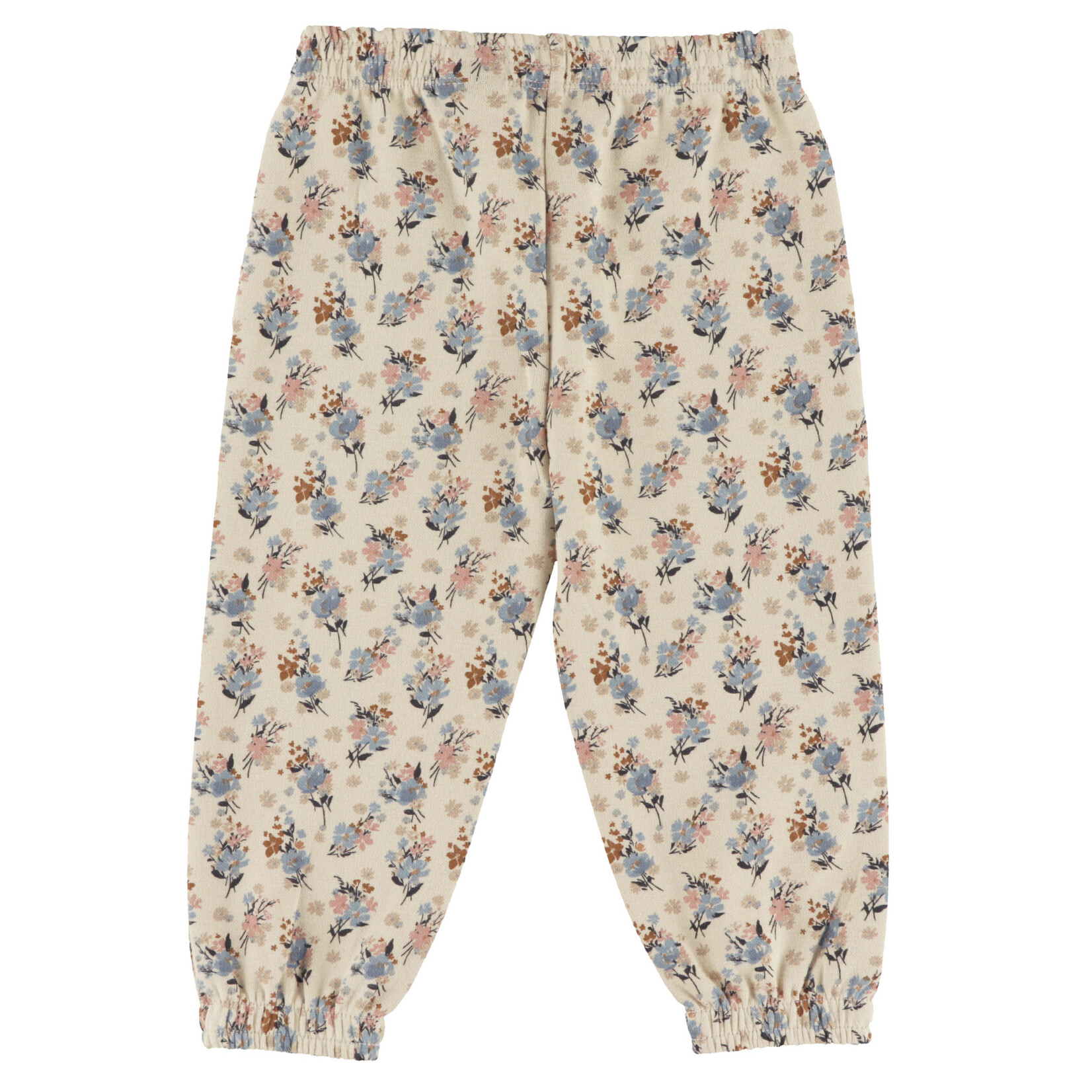 Nanö NANÖ - Ensemble 2 morceaux - Pantalon en micro corduroy souple et cache-couche rib 'Charmante floraison'