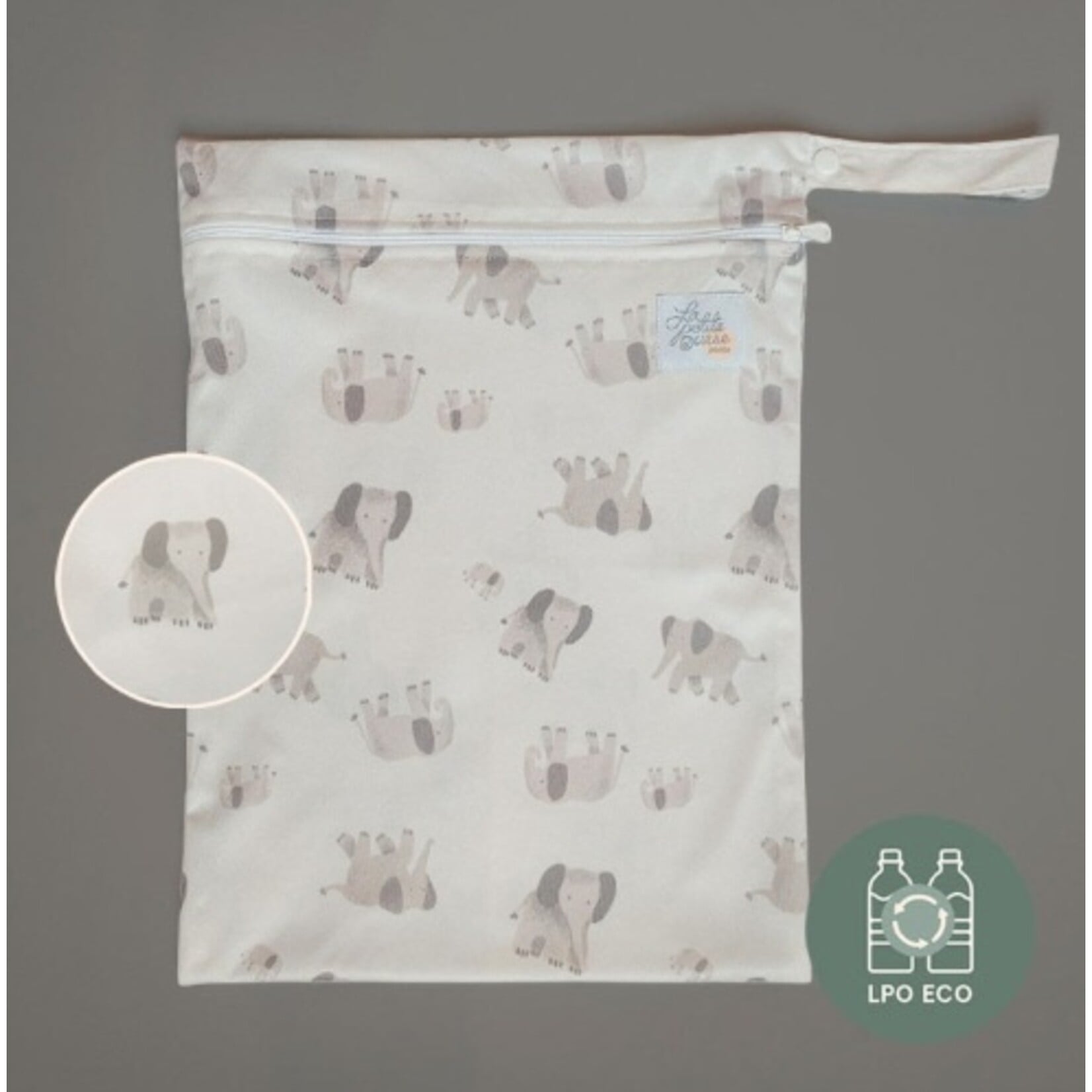 La Petite Ourse LA PETITE OURSE - Small Wet Bag 'Elephant'