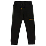 Nanö NANÖ - Pantalon de jogging en coton français uni noir 'Plein gaz!'