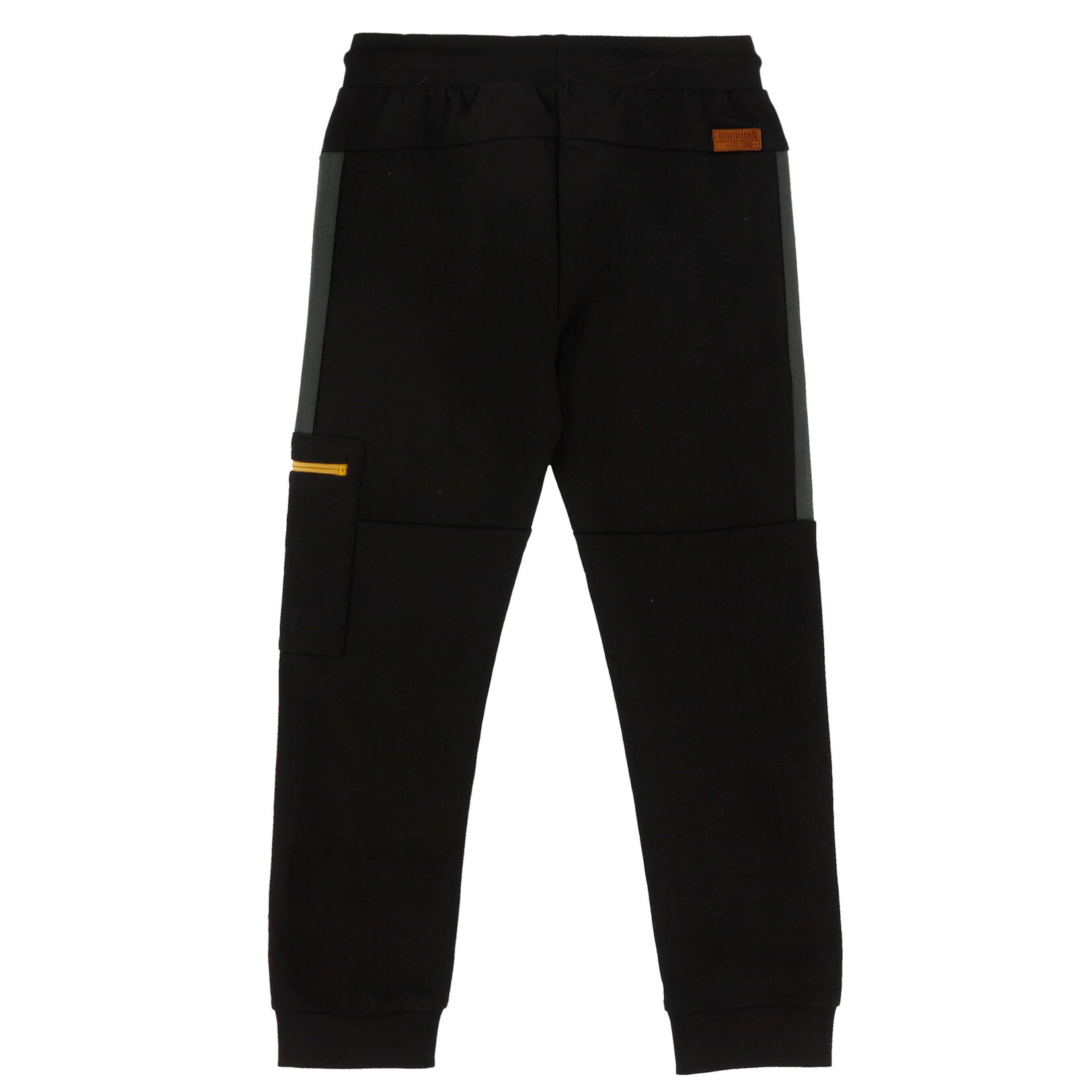 Nanö NANÖ - Pantalon de jogging en coton français uni noir 'Plein gaz!'