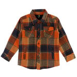 Nanö NANÖ - Chemise en flanelle à carreaux orange  'Gout d'aventure'
