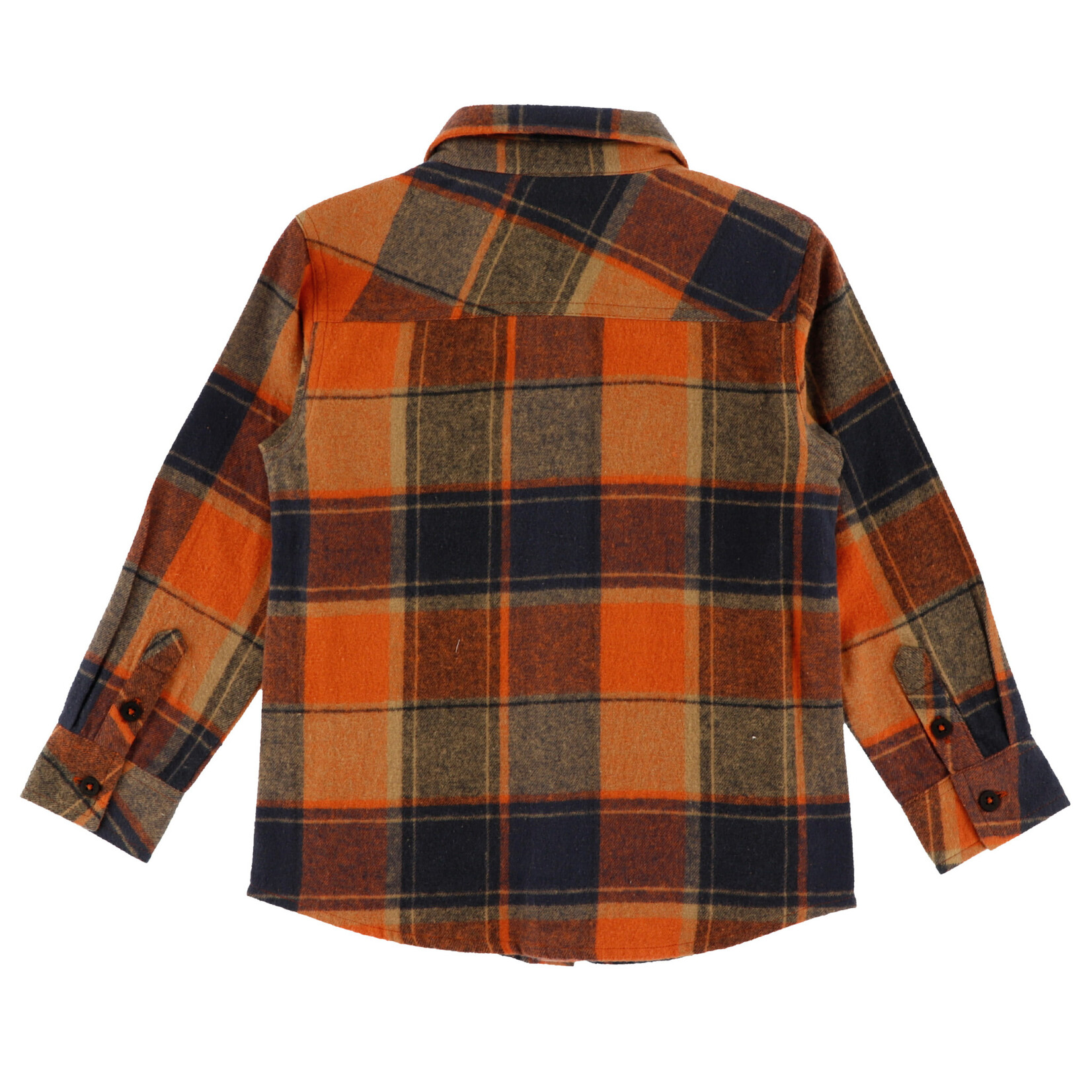 Nanö NANÖ - Chemise en flanelle à carreaux orange  'Gout d'aventure'