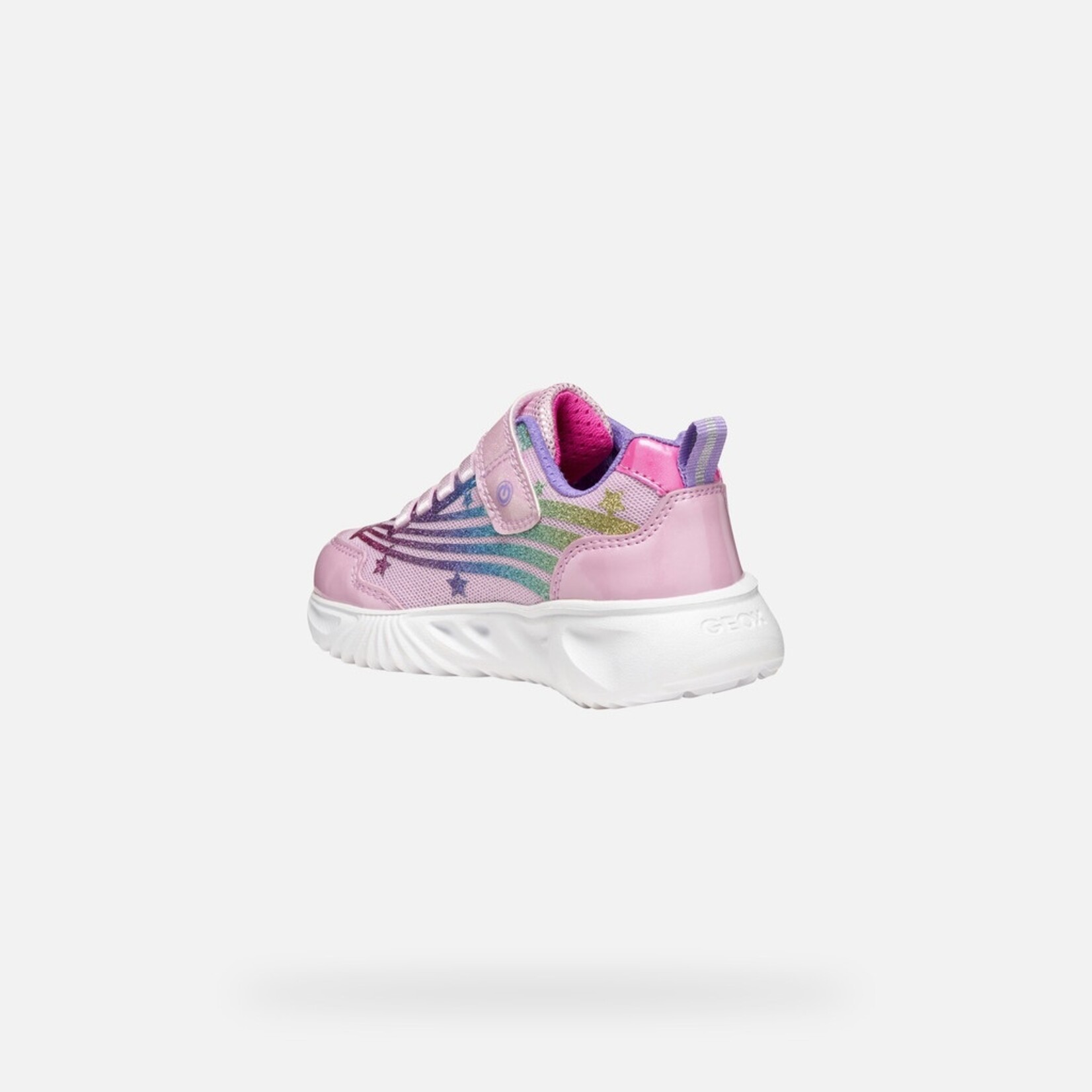 Geox GEOX - Light-up sports shoes 'J. Assister - Pink/Multicolor'