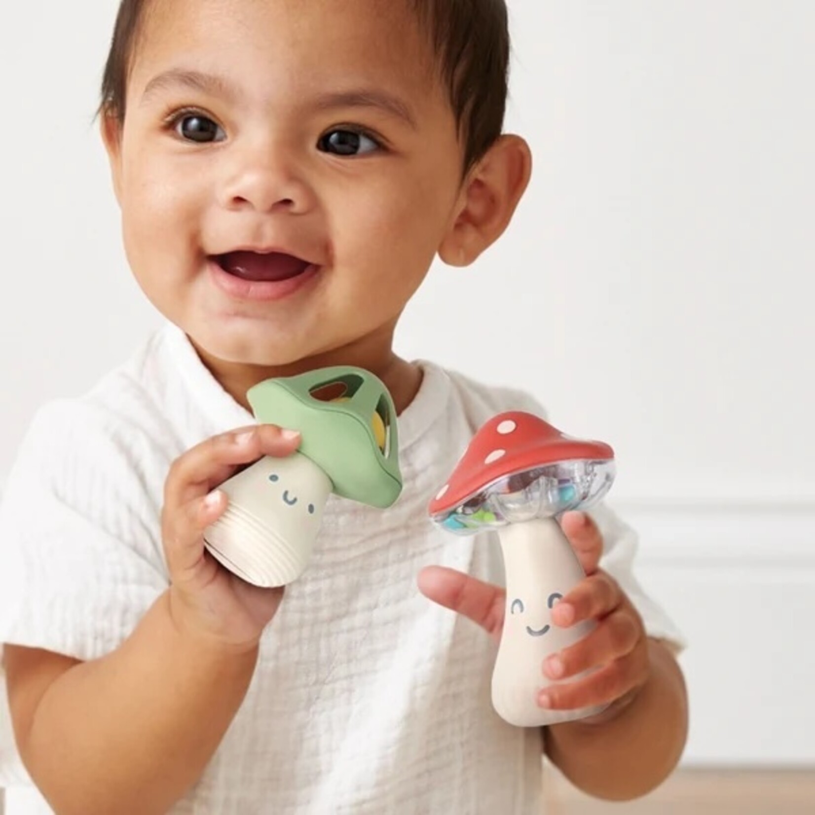 Itzy Ritzy ITZY RITZY - Ensemble musical maraca et hochet - Champignons- 'Itzy Mini Maracas'