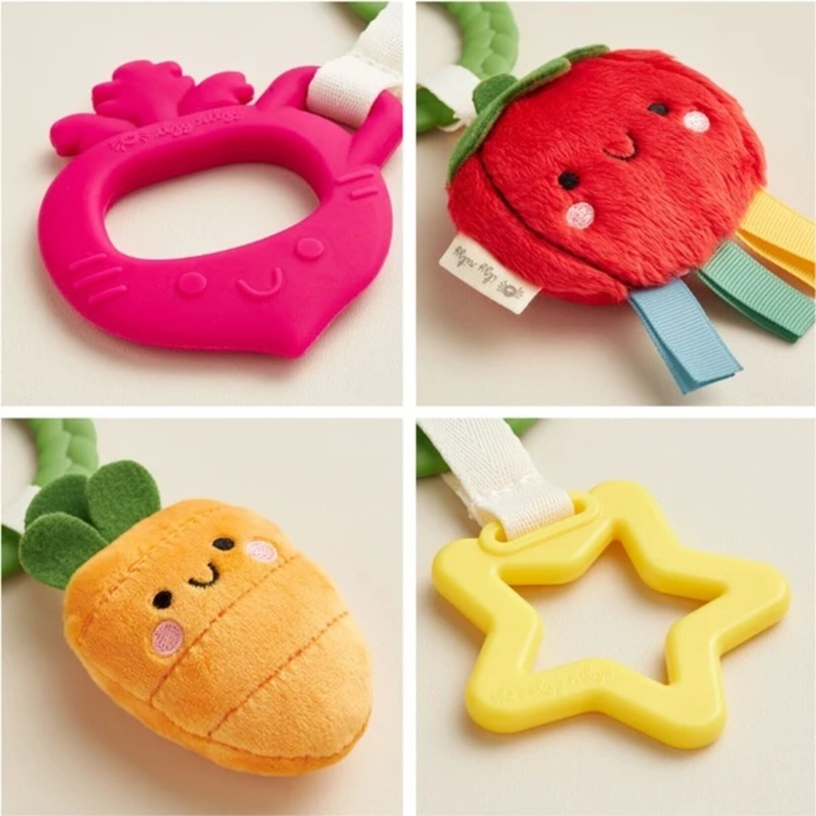 Itzy Ritzy ITZY RITZY - Jouet de dentition - 'Bitzy Busy Ring - Légumes'
