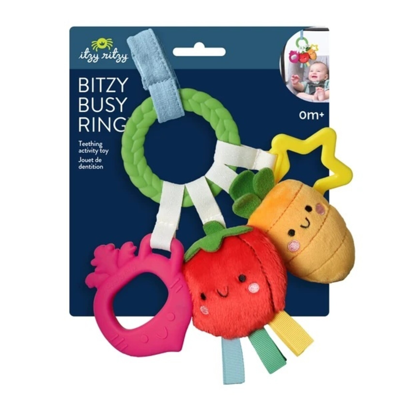 Itzy Ritzy ITZY RITZY - Jouet de dentition - 'Bitzy Busy Ring - Légumes'