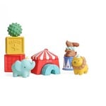 Itzy Ritzy ITZY RITZY - Ensemble de 10 blocs, boules et personnages sensoriels Itzy Blocks™ -- thématique cirque