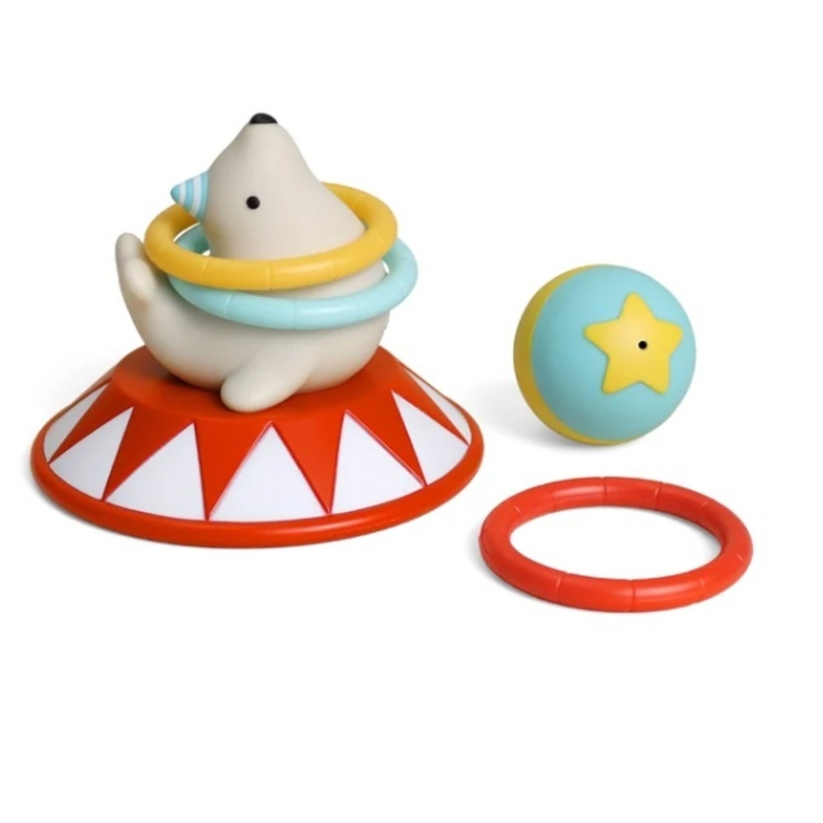 Itzy Ritzy ITZY RITZY - Jeu de lancer d'anneaux pour le bain Itzy Ring Toss™ - Thématique Cirque