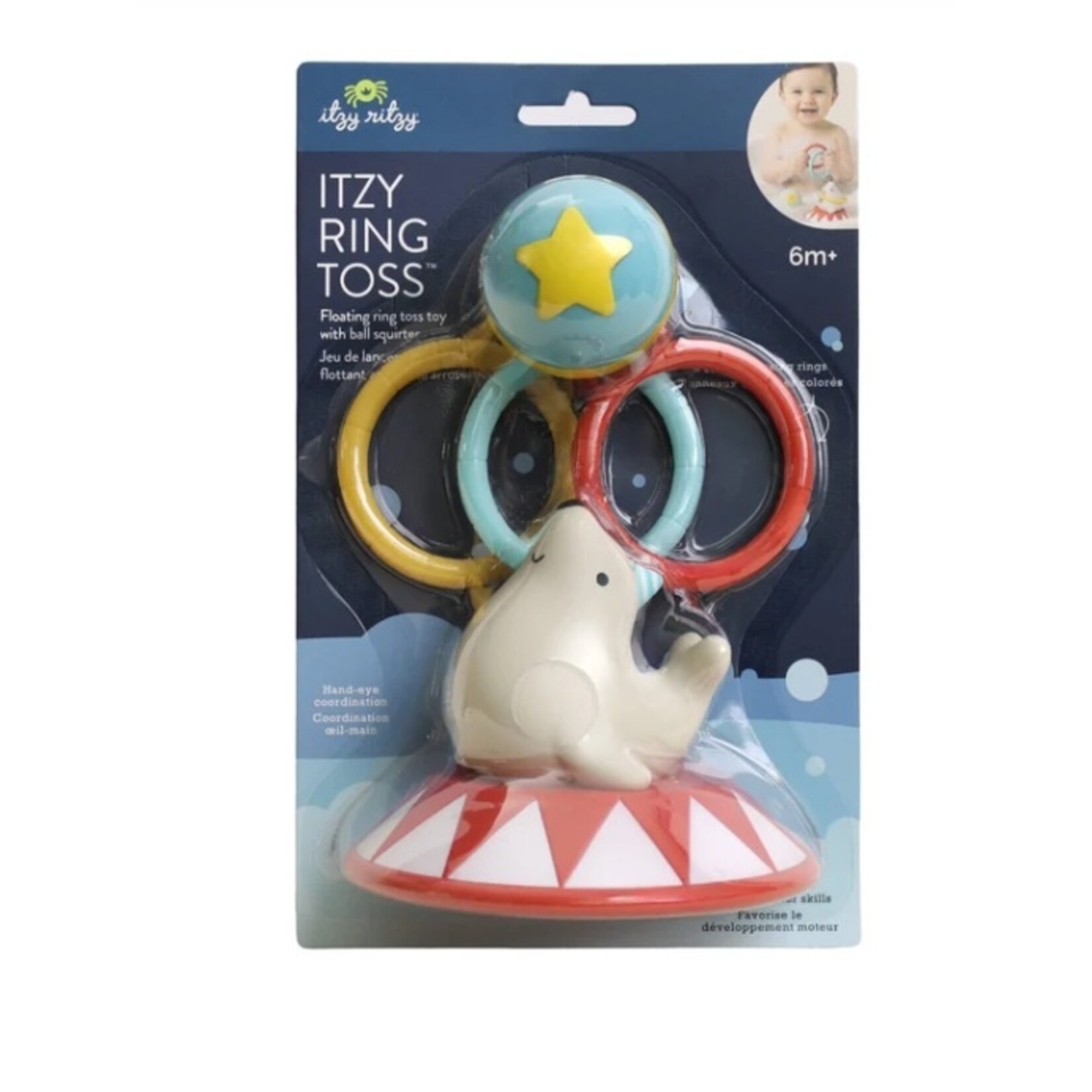 Itzy Ritzy ITZY RITZY - Bath Toy - Itzy Ring Toss™ - Circus - Itzy Ritzy