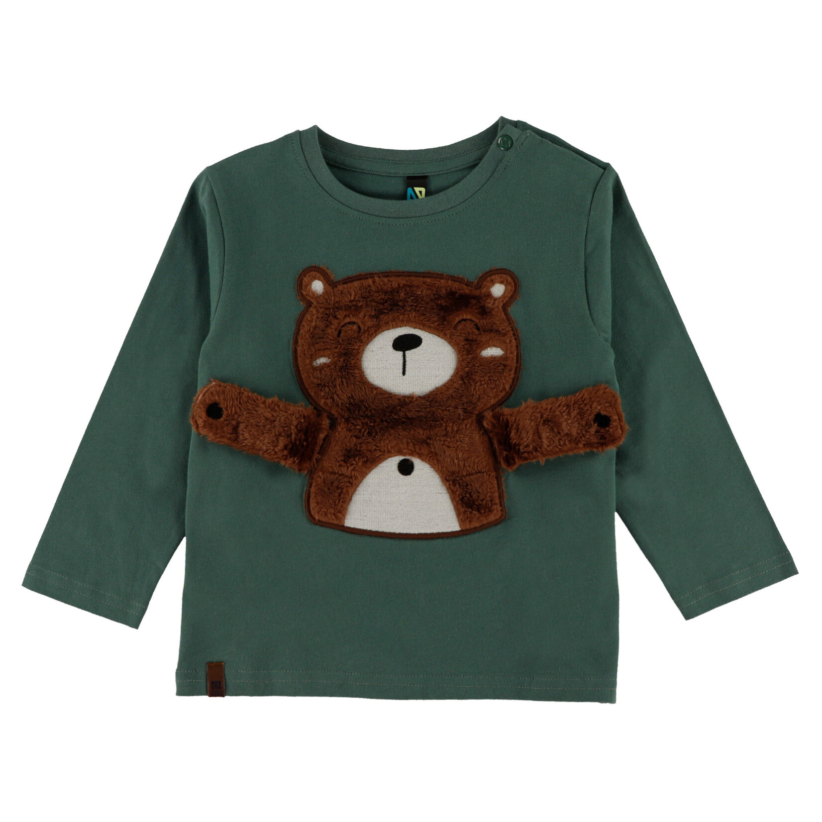 Nanö NANÖ - Ensemble 2 morceaux - T-shirt manches longues avec détail d'ours 3D et pantalon 'Roarr!'