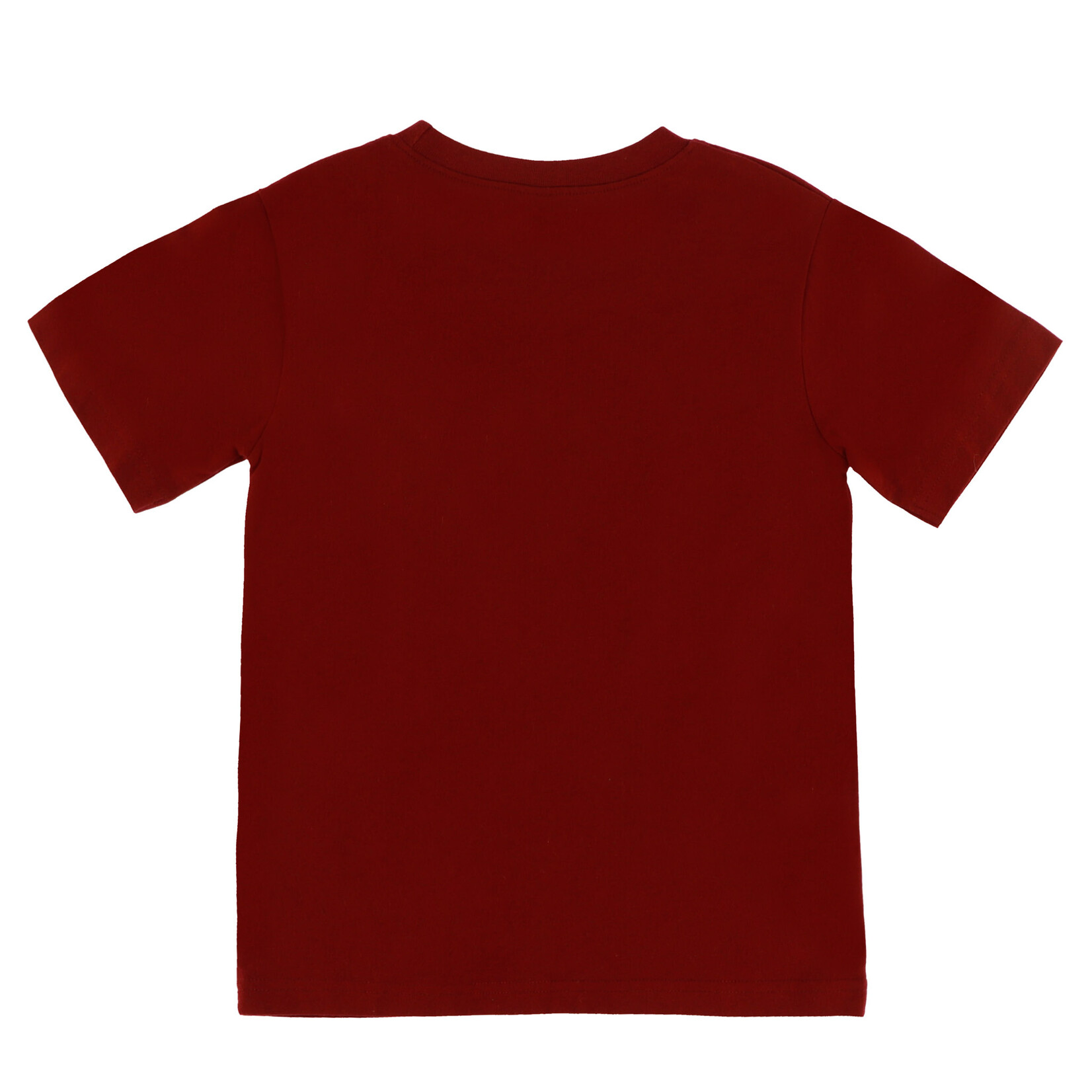 Nanö NANÖ - T-shirt bordeaux à manches courte avec poche imprimée coucher de soleil 'PROMO'