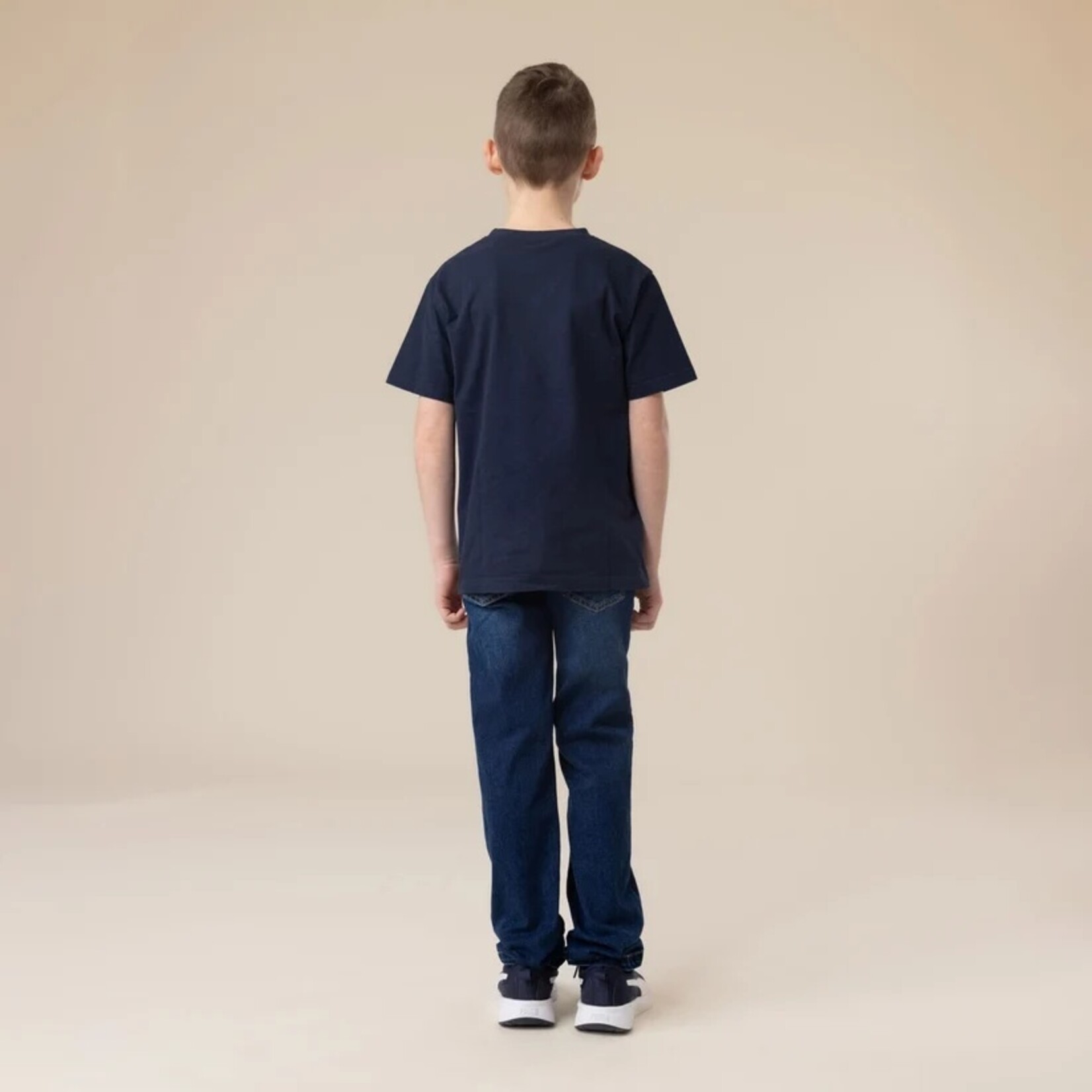 Nanö NANÖ - T-shirt bleu marine à manches courte avec imprimée de jus à saveur d'hockey 'PROMO'