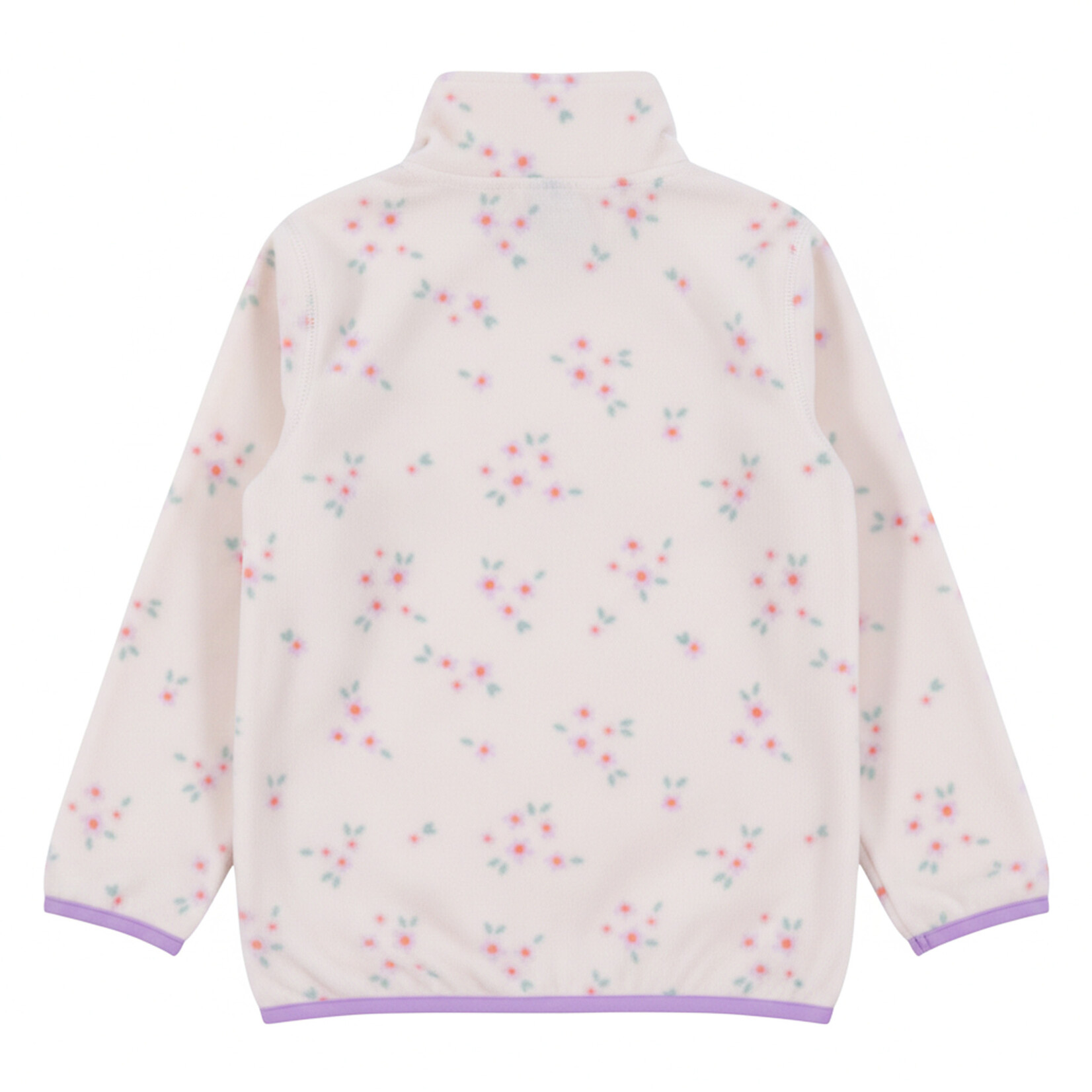 Nanö NANÖ - Two-piece microfleece base layer - White with floral pattern