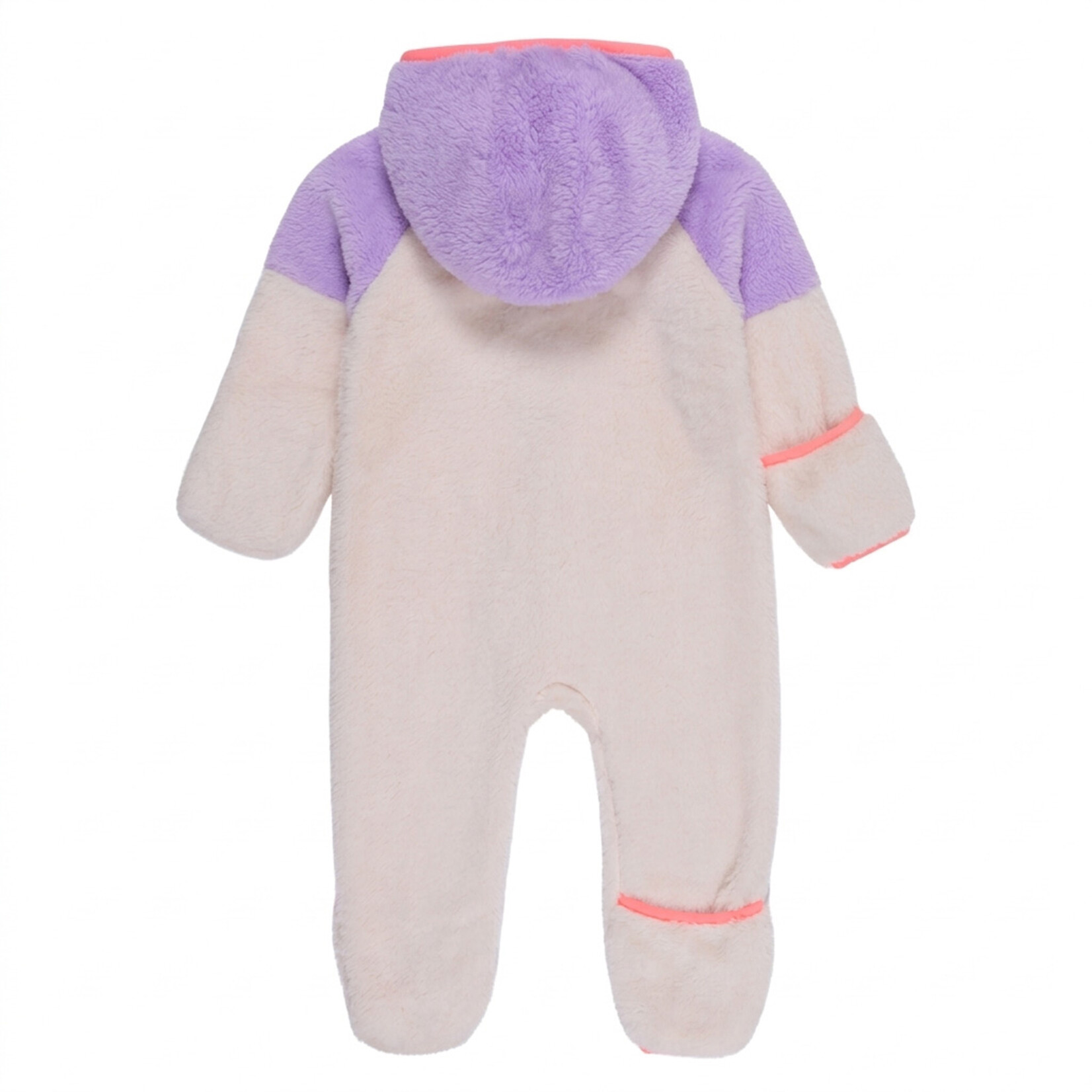 Nanö NANÖ - Ensemble une pièce pour bébé mi-saison en sherpa - Blanc crème avec accents mauves et oranges