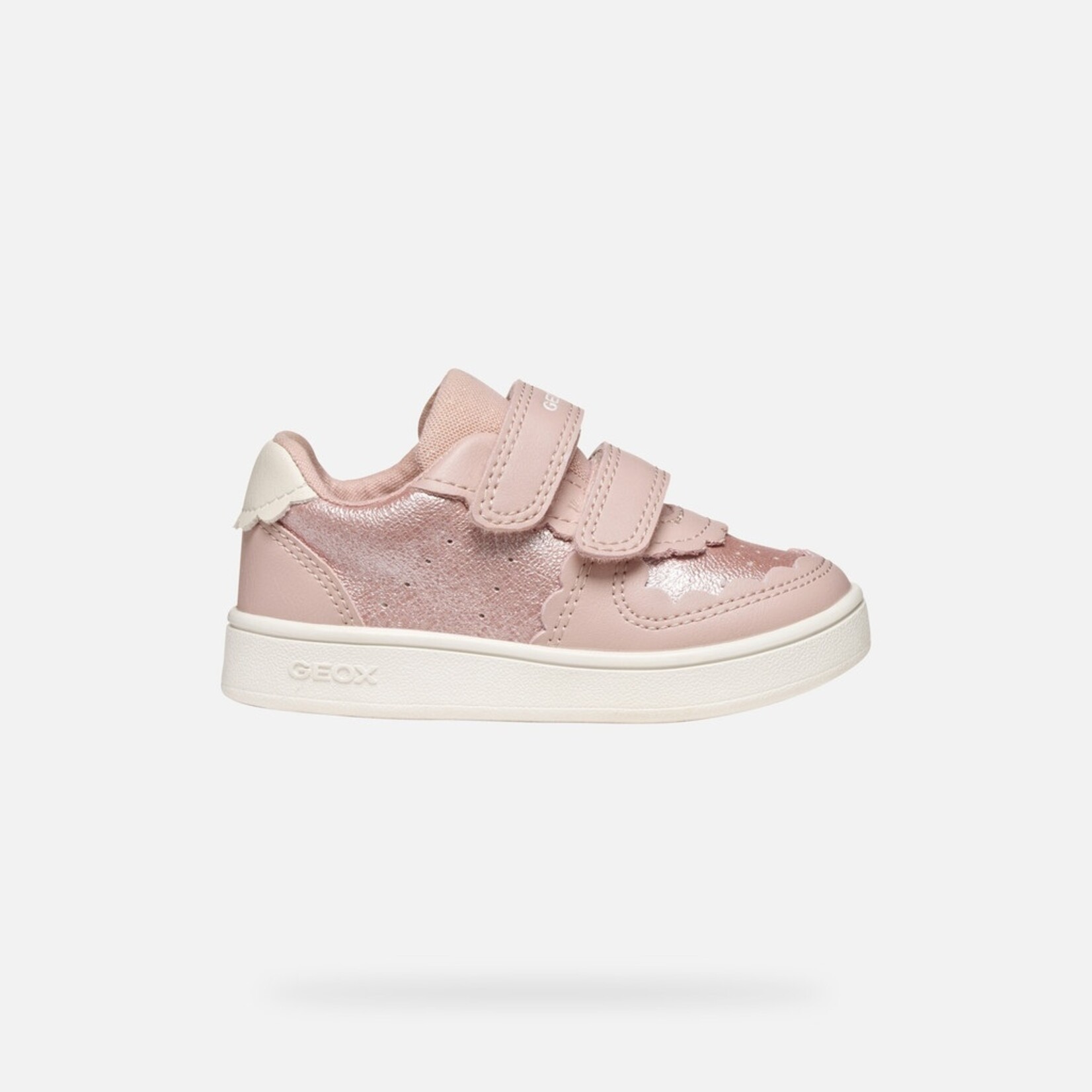 Geox GEOX - Shiny pink synthetic leather shoes 'Eclyper - Lt Rose'