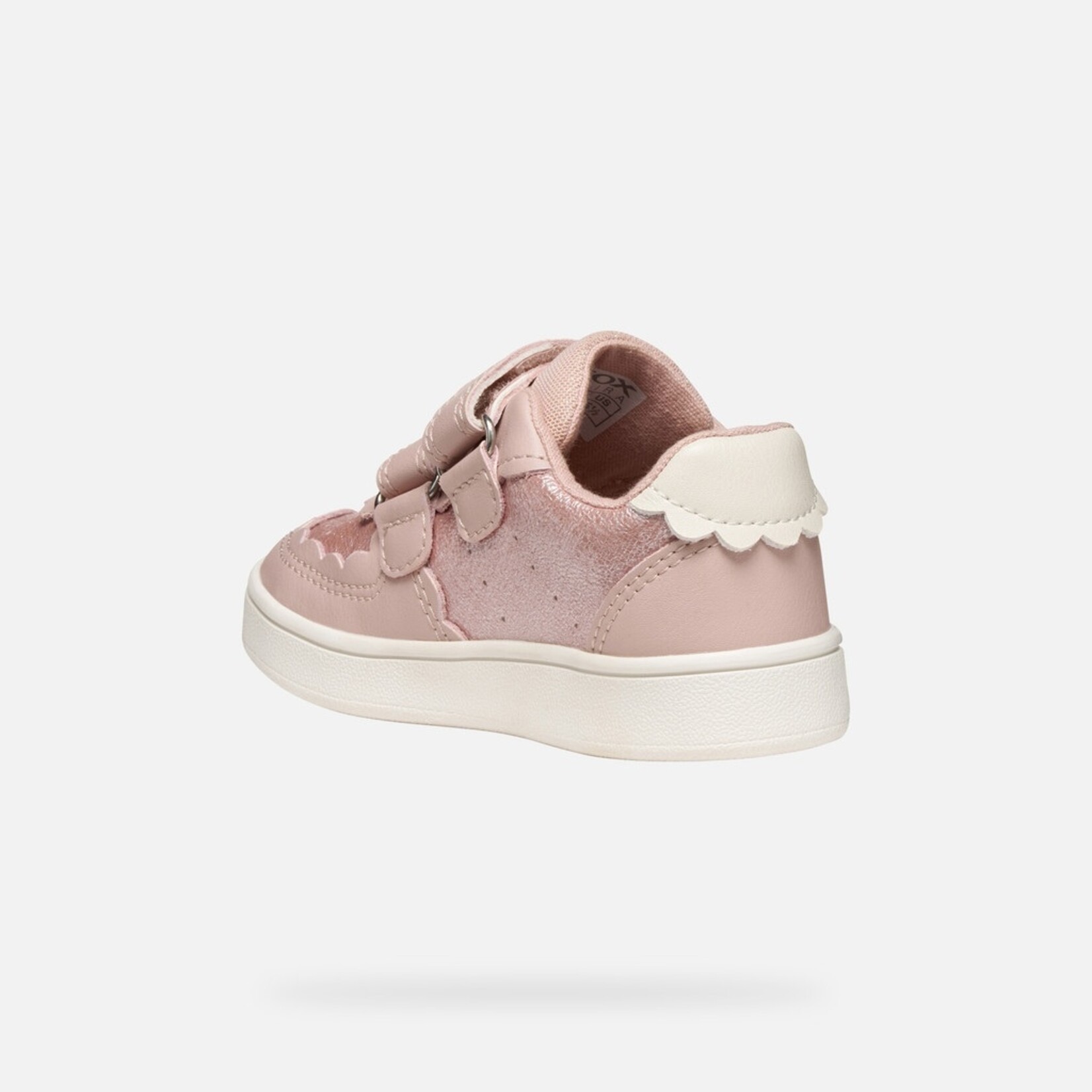 Geox GEOX - Shiny pink synthetic leather shoes 'Eclyper - Lt Rose'