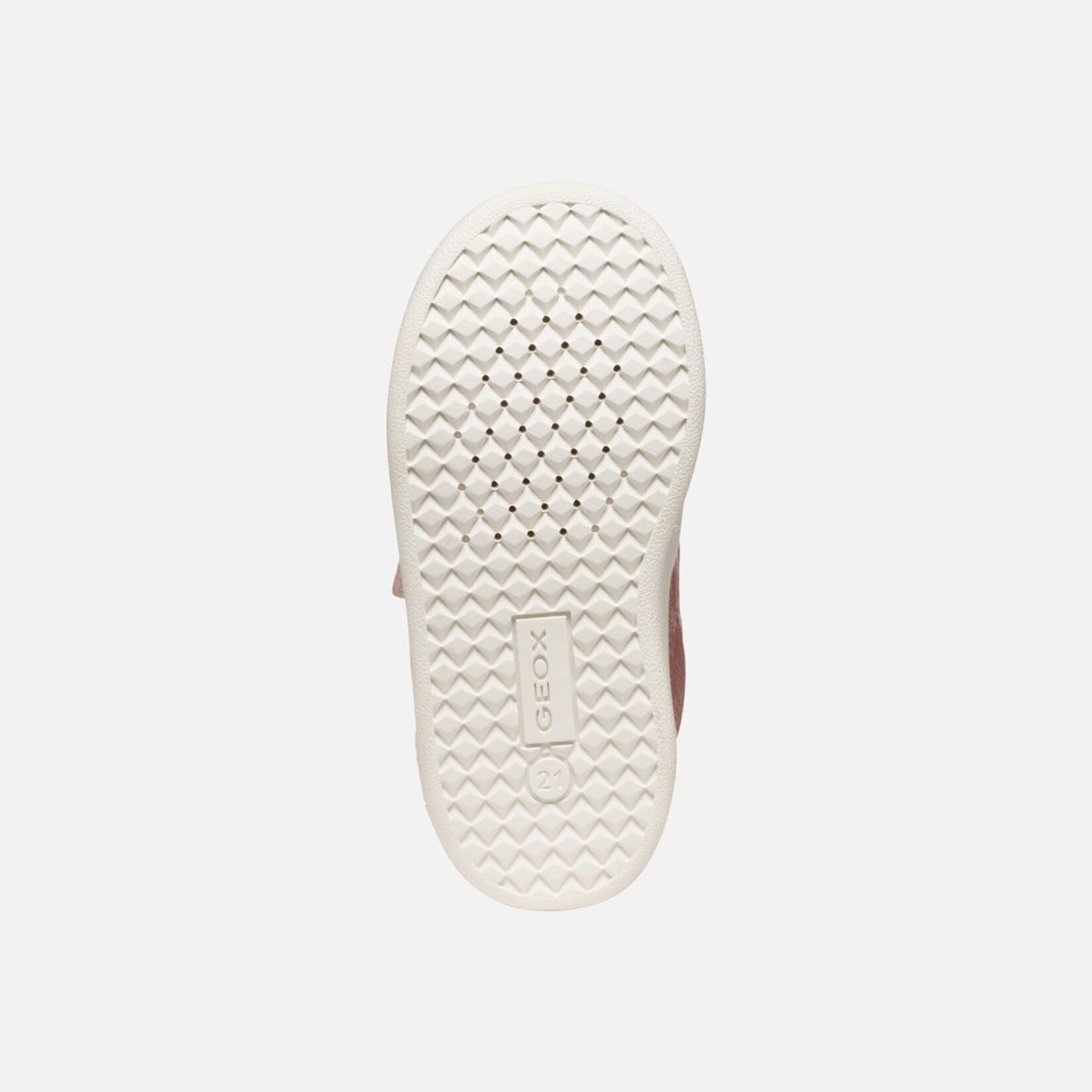 Geox GEOX - Chaussures brillantes rose de cuir synthétique 'Eclyper - Lt Rose'