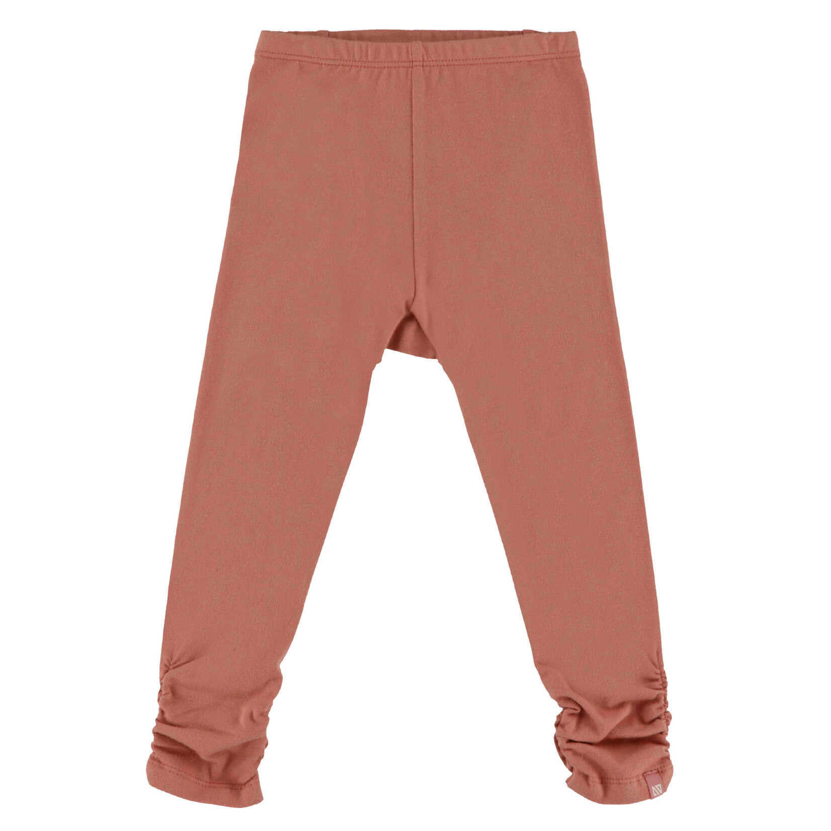 Nanö NANÖ - Ensemble 2 morceaux - Tunique beige en crêpe texturée à imprimée florale et legging uni rose 'Charmante floraison'