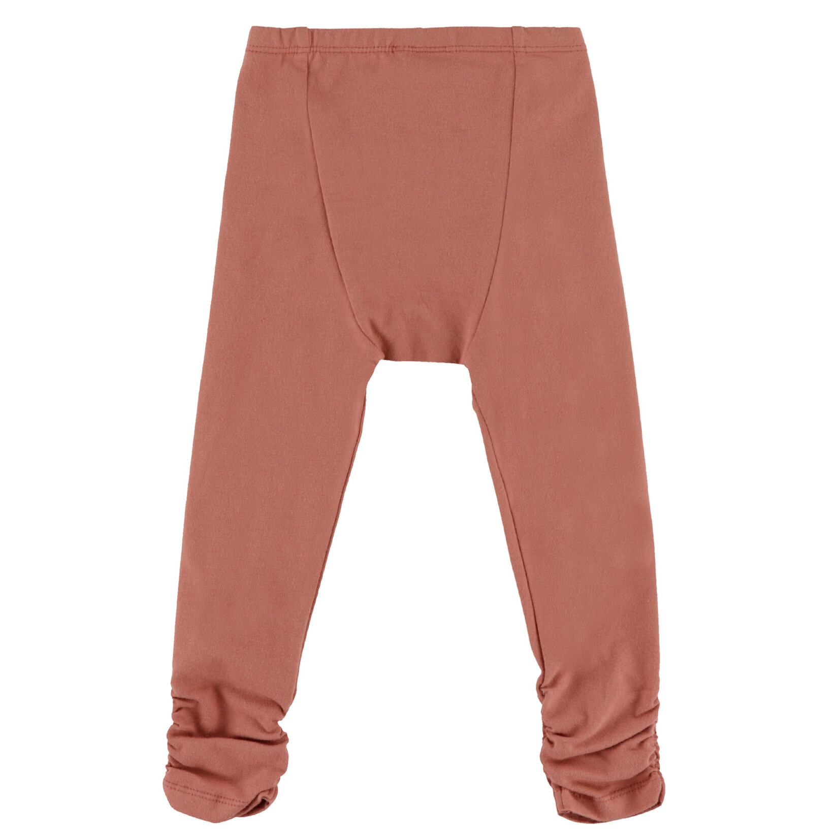Nanö NANÖ - Ensemble 2 morceaux - Tunique beige en crêpe texturée à imprimée florale et legging uni rose 'Charmante floraison'