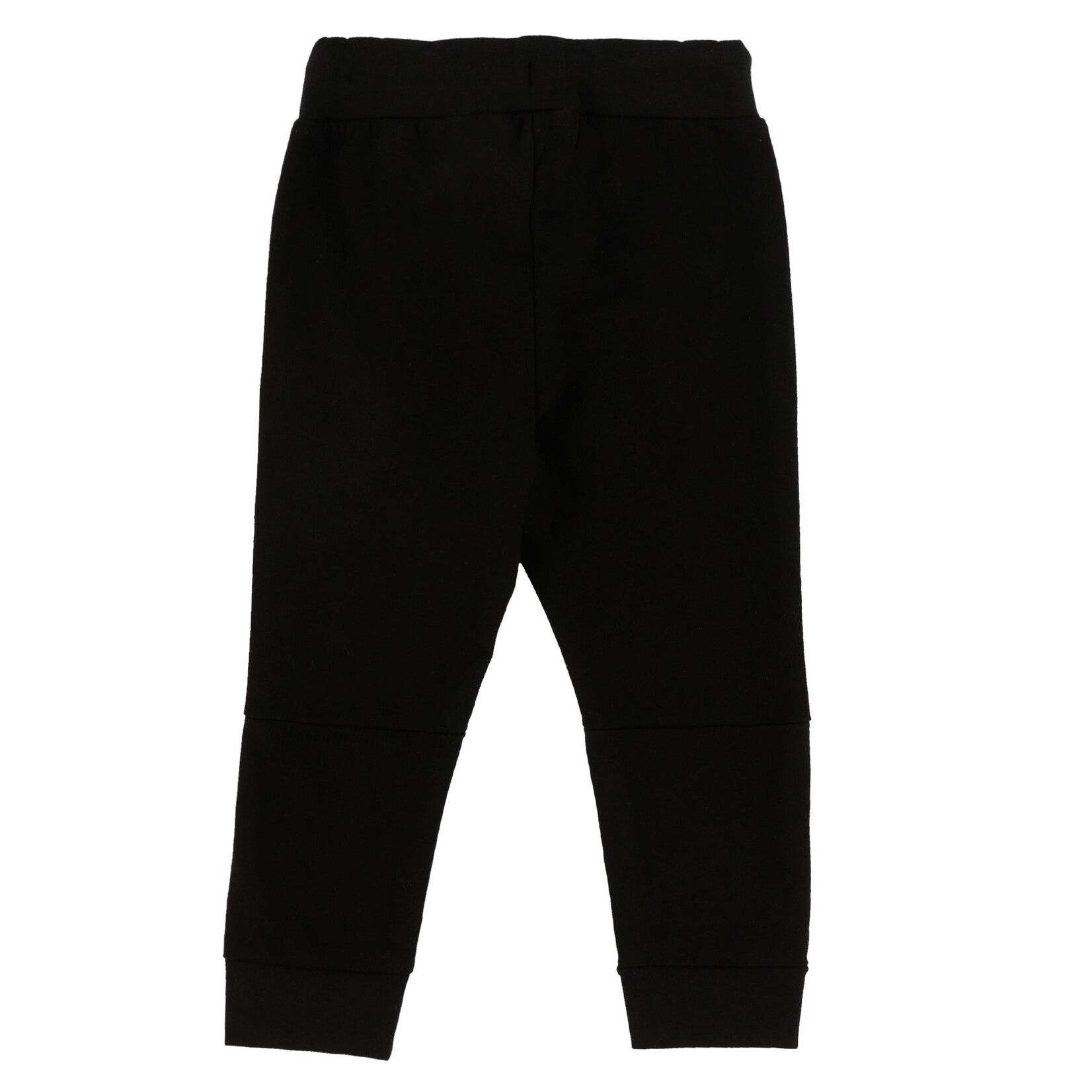 Nanö NANÖ - Ensemble 2 morceaux - Chandail ivoire à manches longues avec rayures bleu et pantalon jogging noir 'Roarr!'