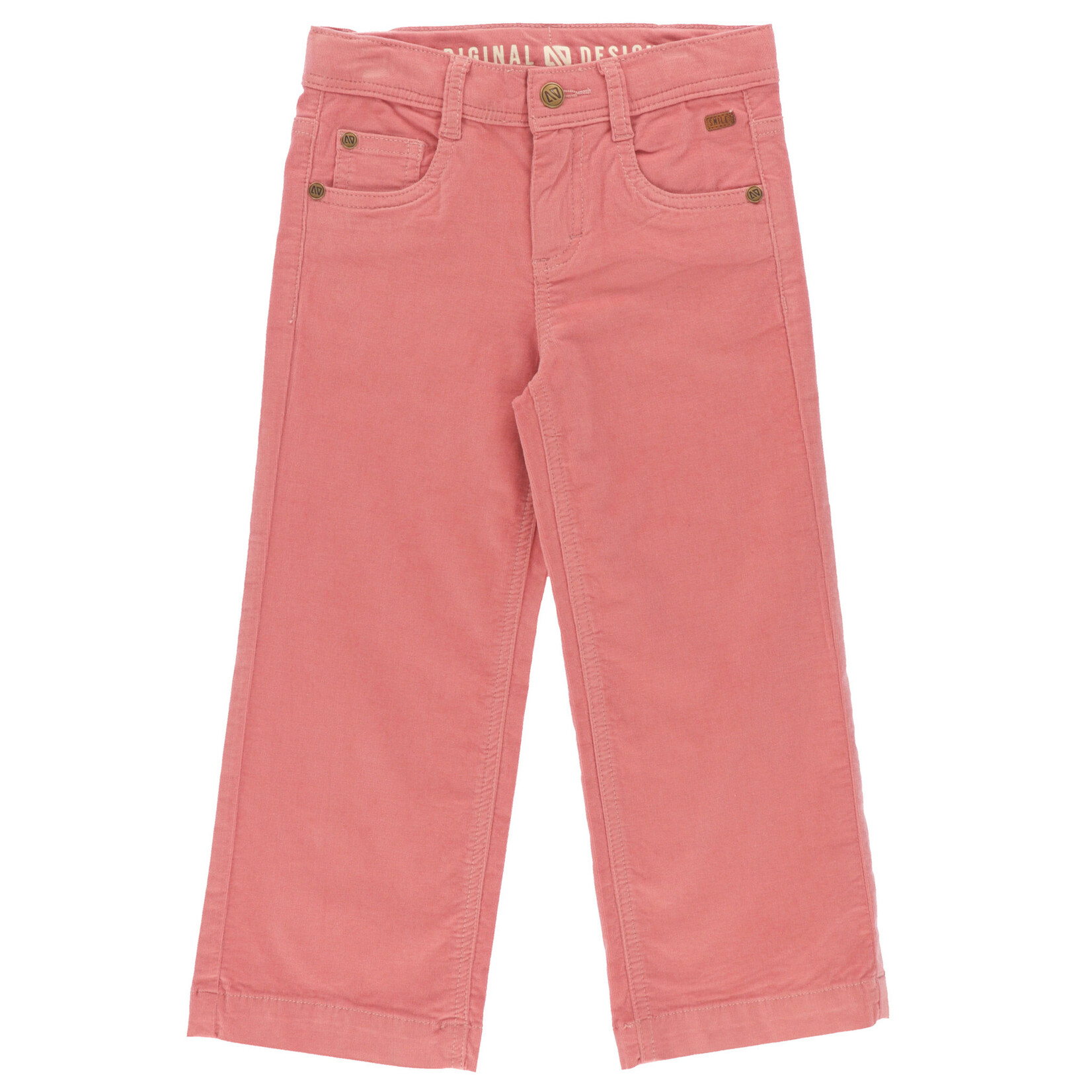 Nanö NANÖ - Pantalon rose en corduroy extensible 'Douceur d'hiver'
