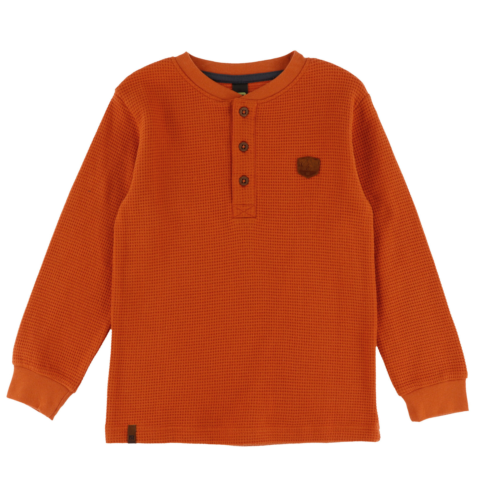 Nanö NANÖ - Ribbed orange long-sleeve T-shirt  'Gout d'aventure'