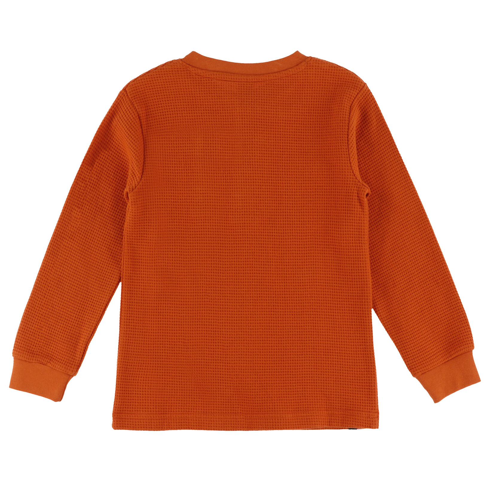 Nanö NANÖ - T-shirt orange côtelé à manches longues  'Gout d'aventure'