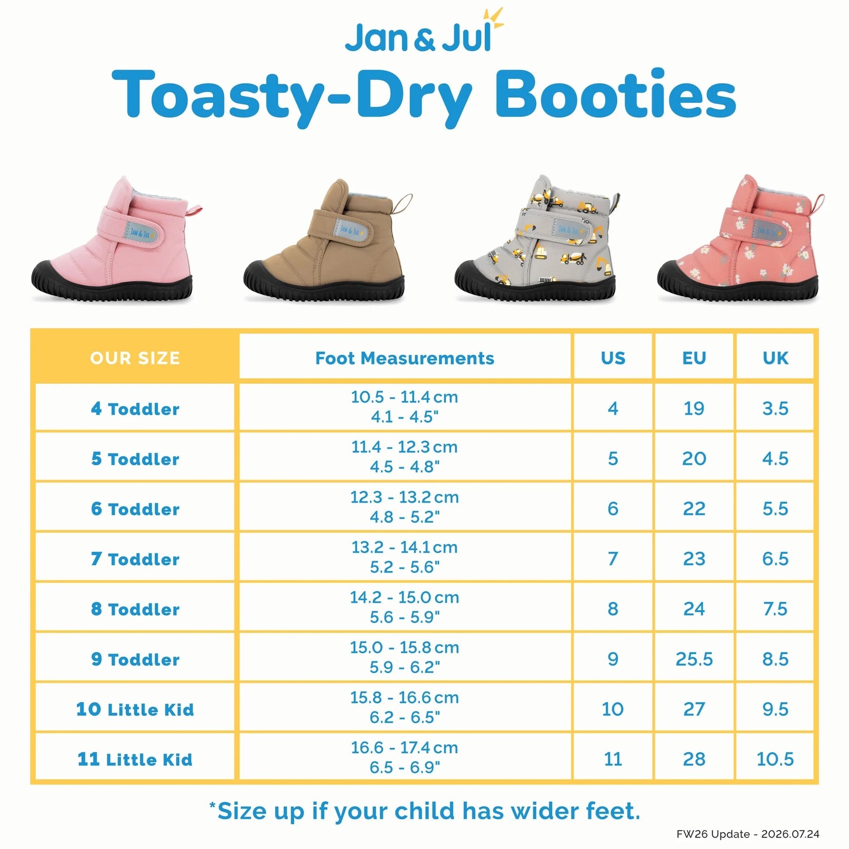 JAN&JUL JAN&JUL - Bottillons  'Toasty-Dry Booties' - Bleu marine foncé