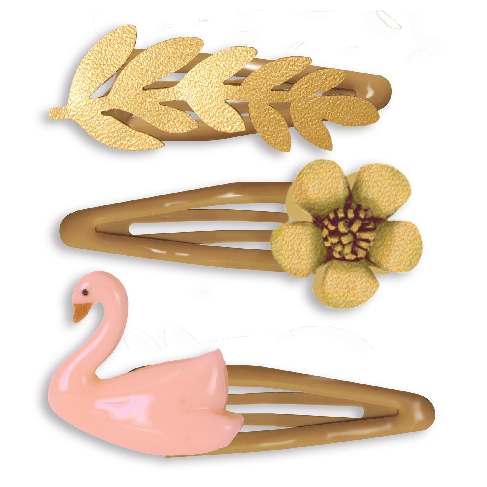 Djeco DJECO - Plume / 3 Barrettes 'Carmen'