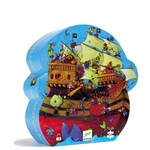 Djeco DJECO - Puzzle silhouette / Le bateau de Barberousse - 54 pcs